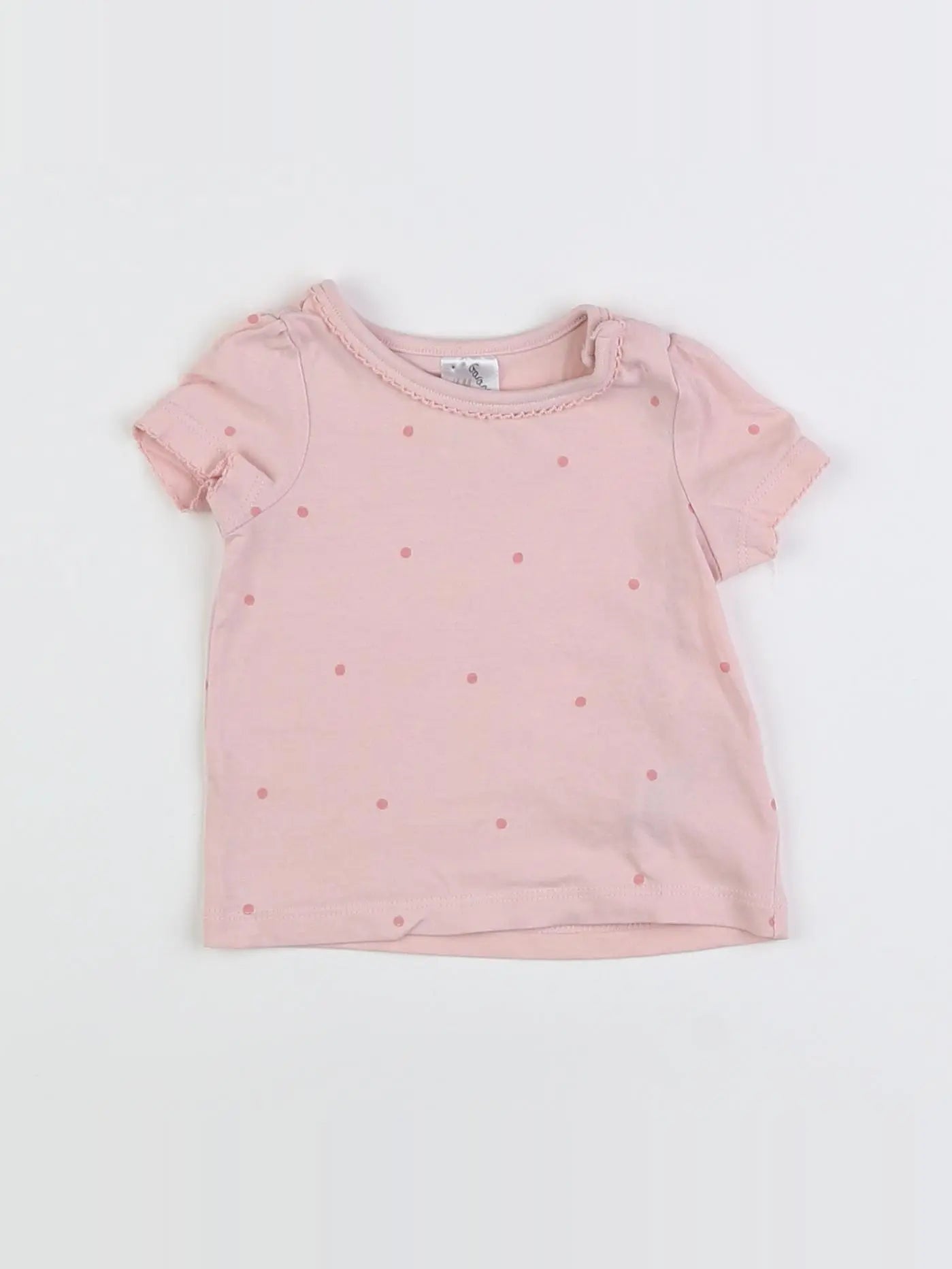 H&M - maillot de corps rose - 1/2 mois