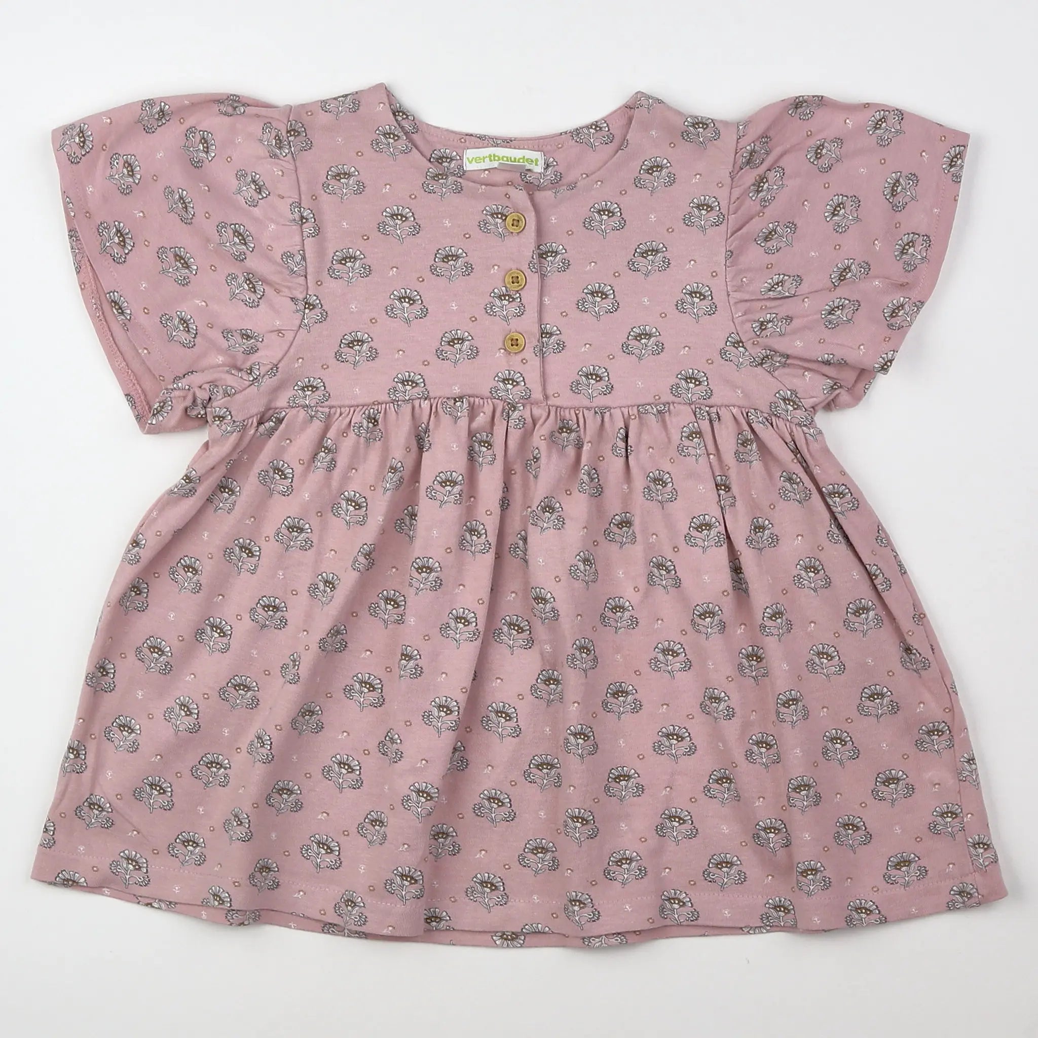 Vertbaudet - robe rose - 18 mois