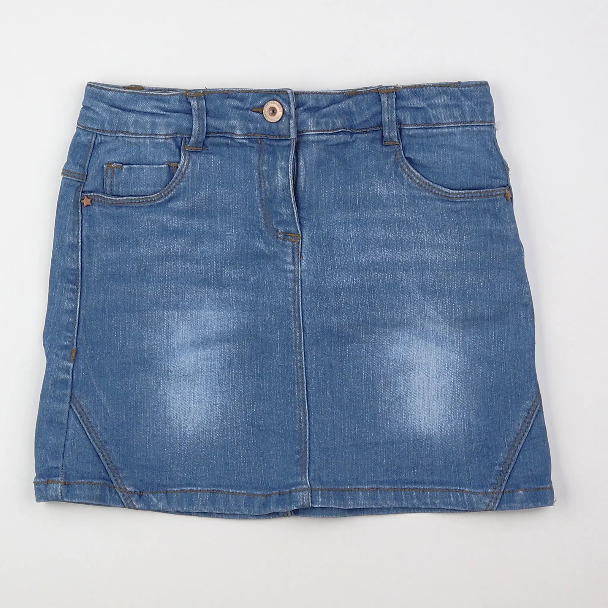 Vertbaudet - jupe bleu - 8 ans