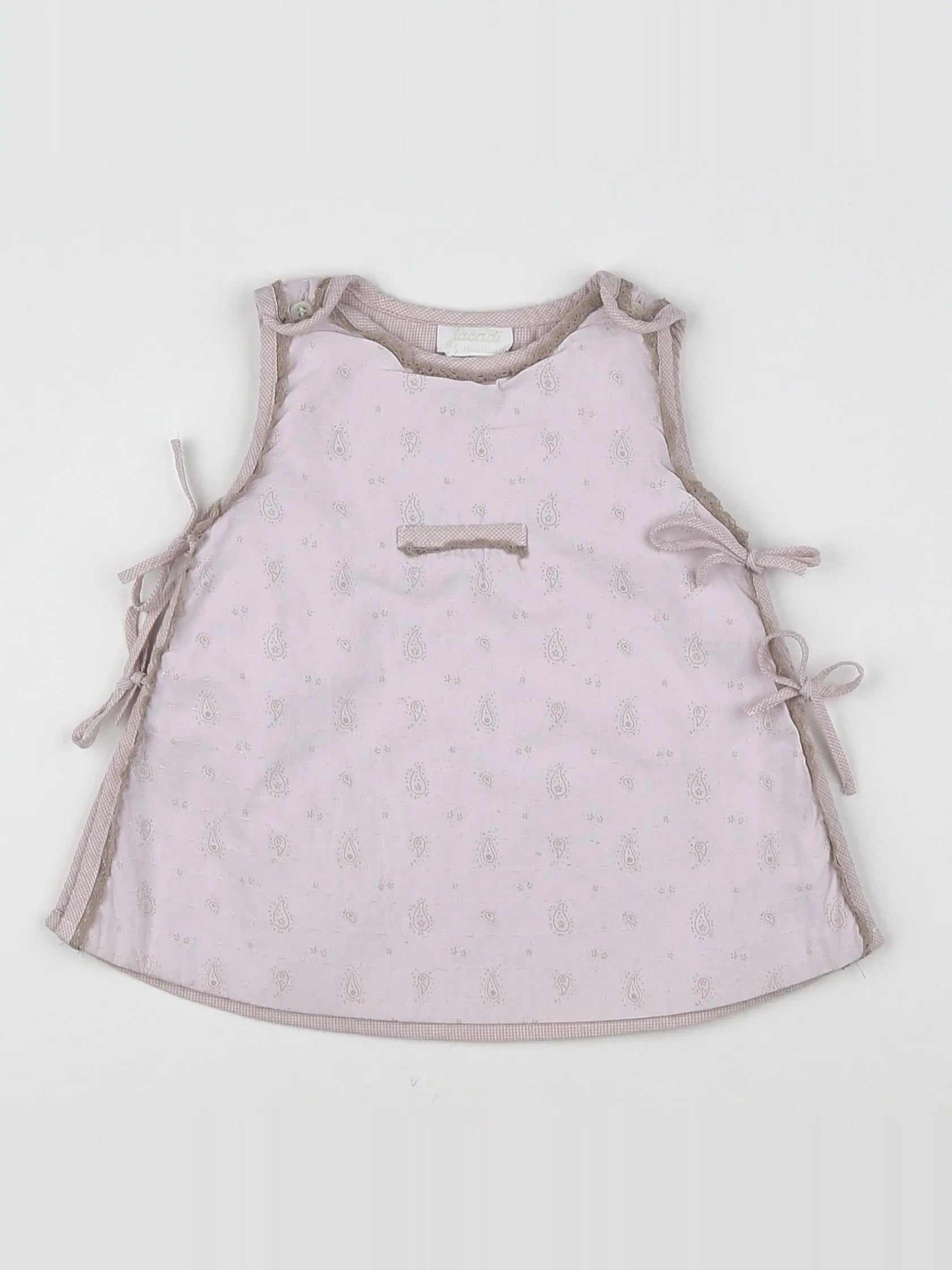 Jacadi - robe rose, marron - 6 mois