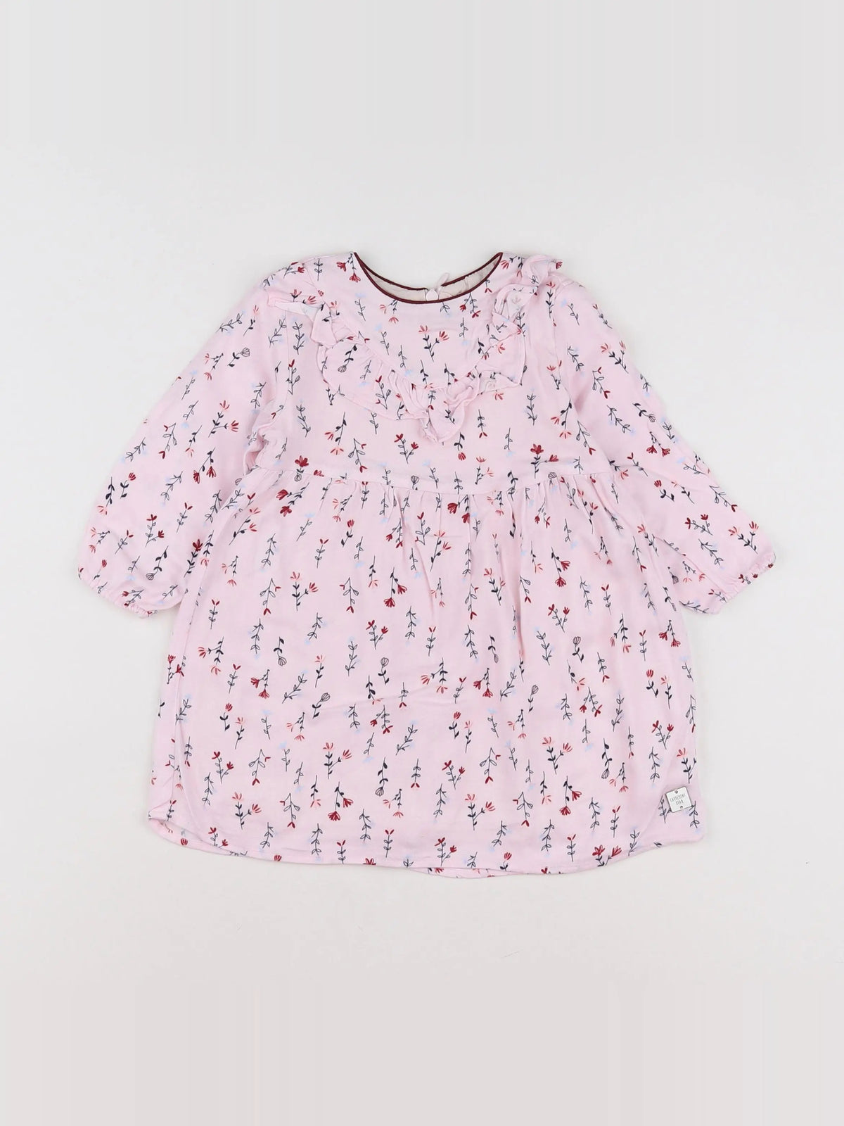 Carrément Beau - robe rose - 12 mois