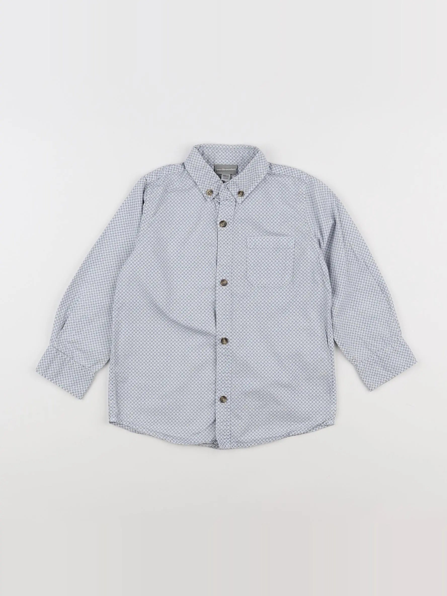 Vertbaudet - chemise bleu - 4 ans