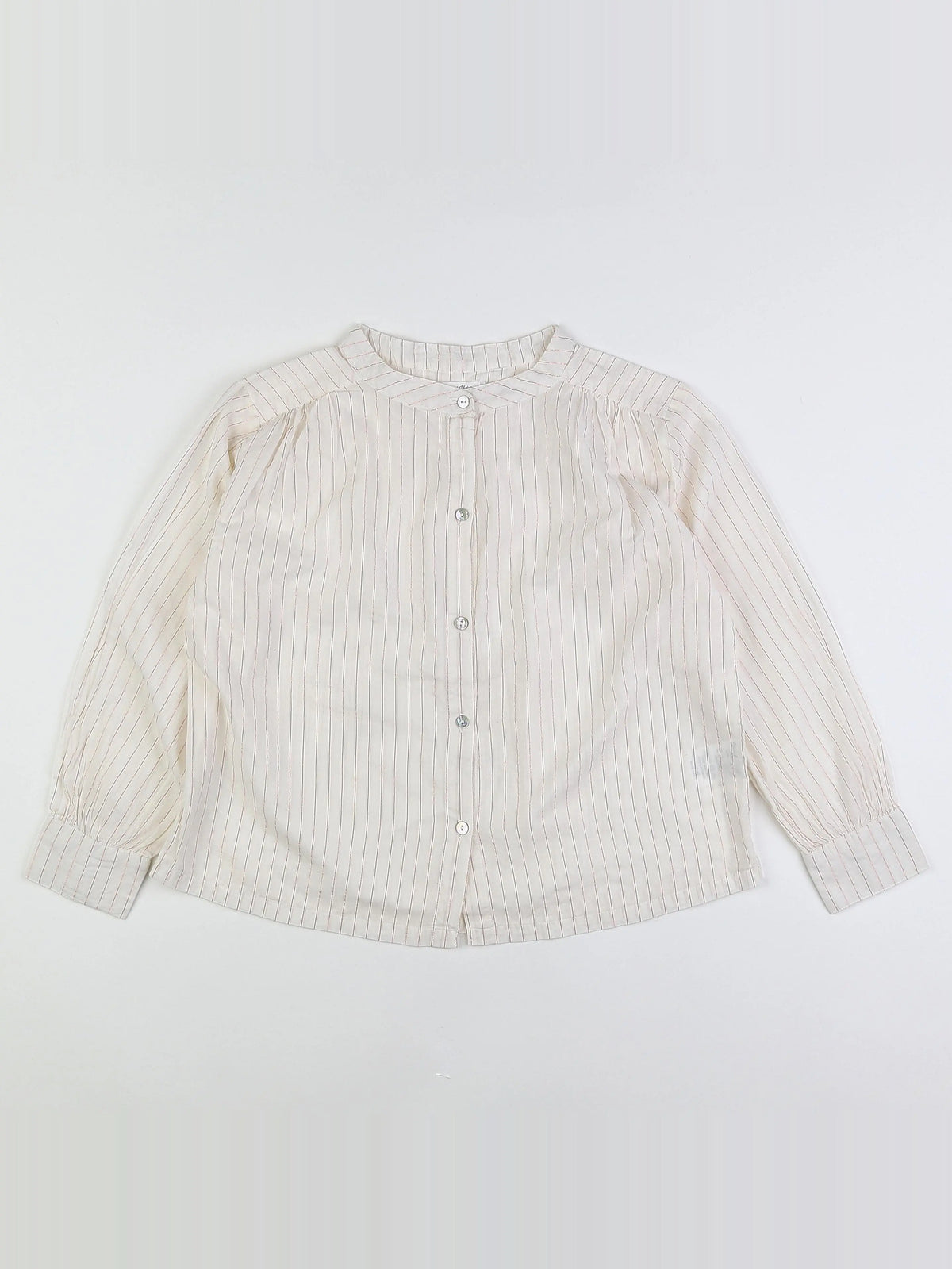 Eden & Victor - blouse blanc, rose - 10 ans