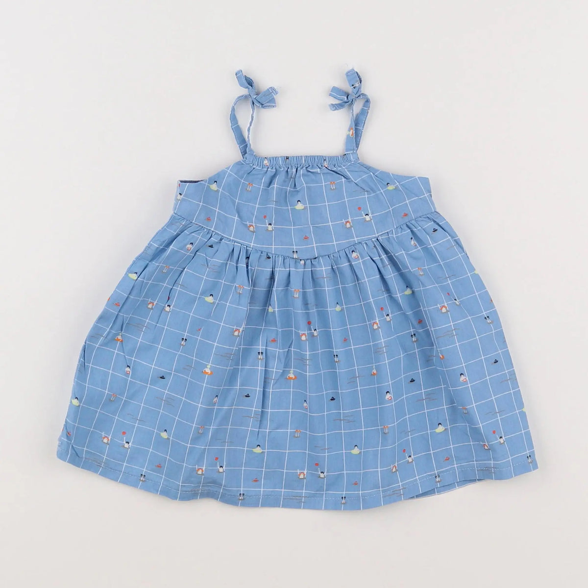 Vertbaudet - robe bleu - 3 mois