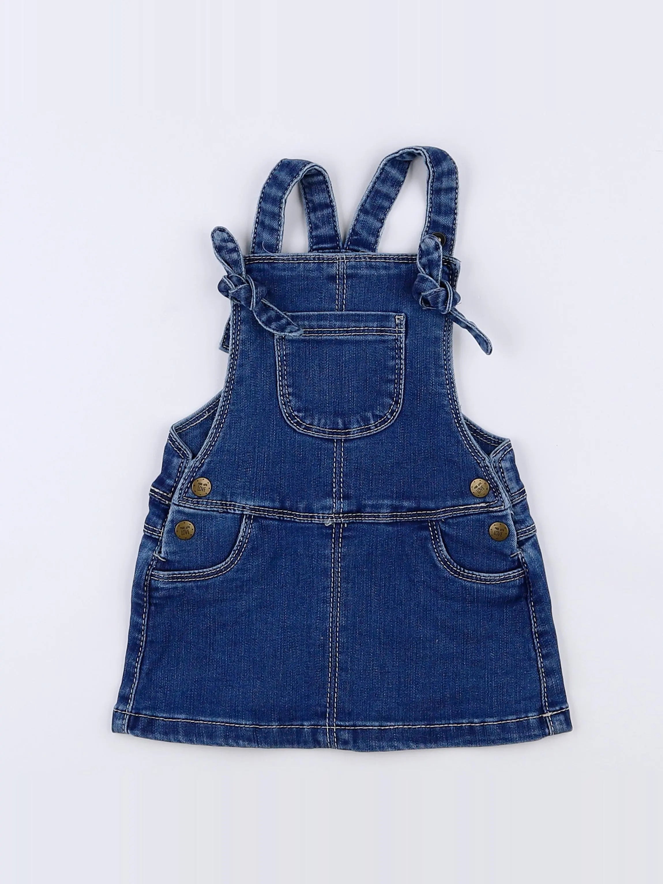 Tape à l'oeil - robe bleu - 9 mois