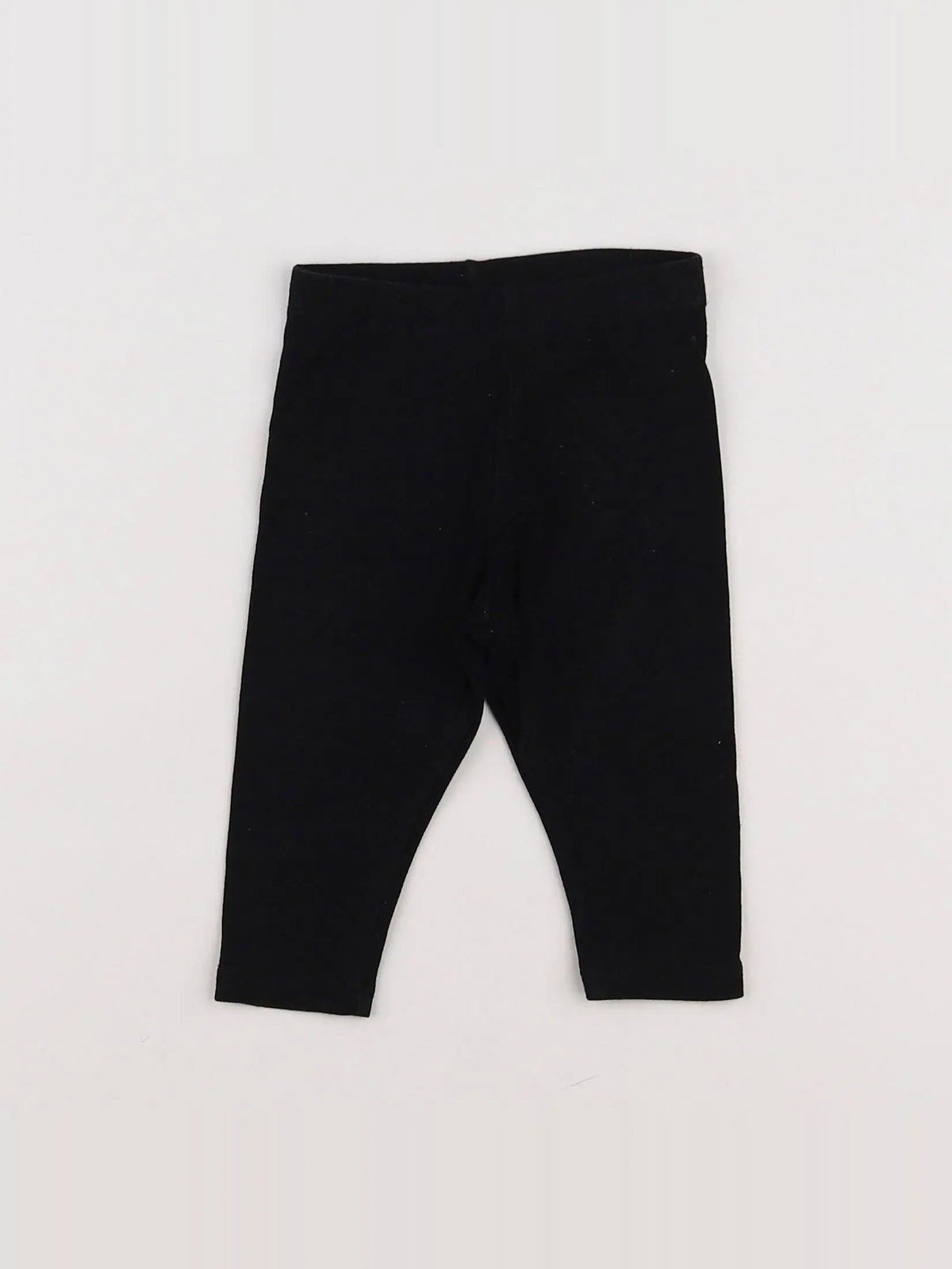H&M - legging noir - 4/6 mois