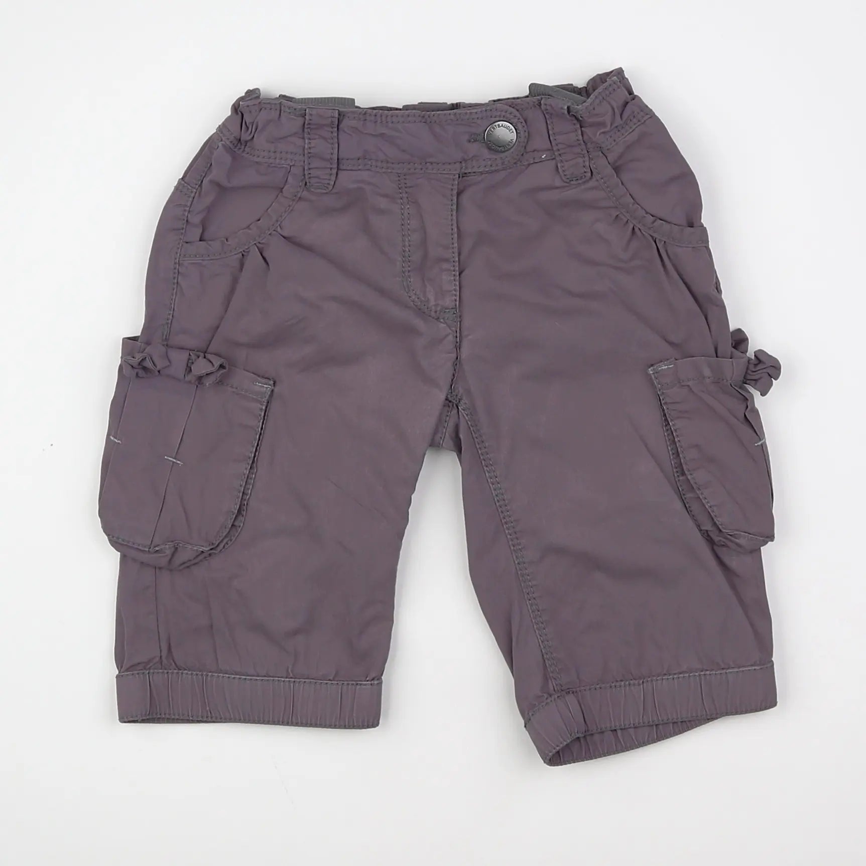 Vertbaudet - short gris - 2 ans