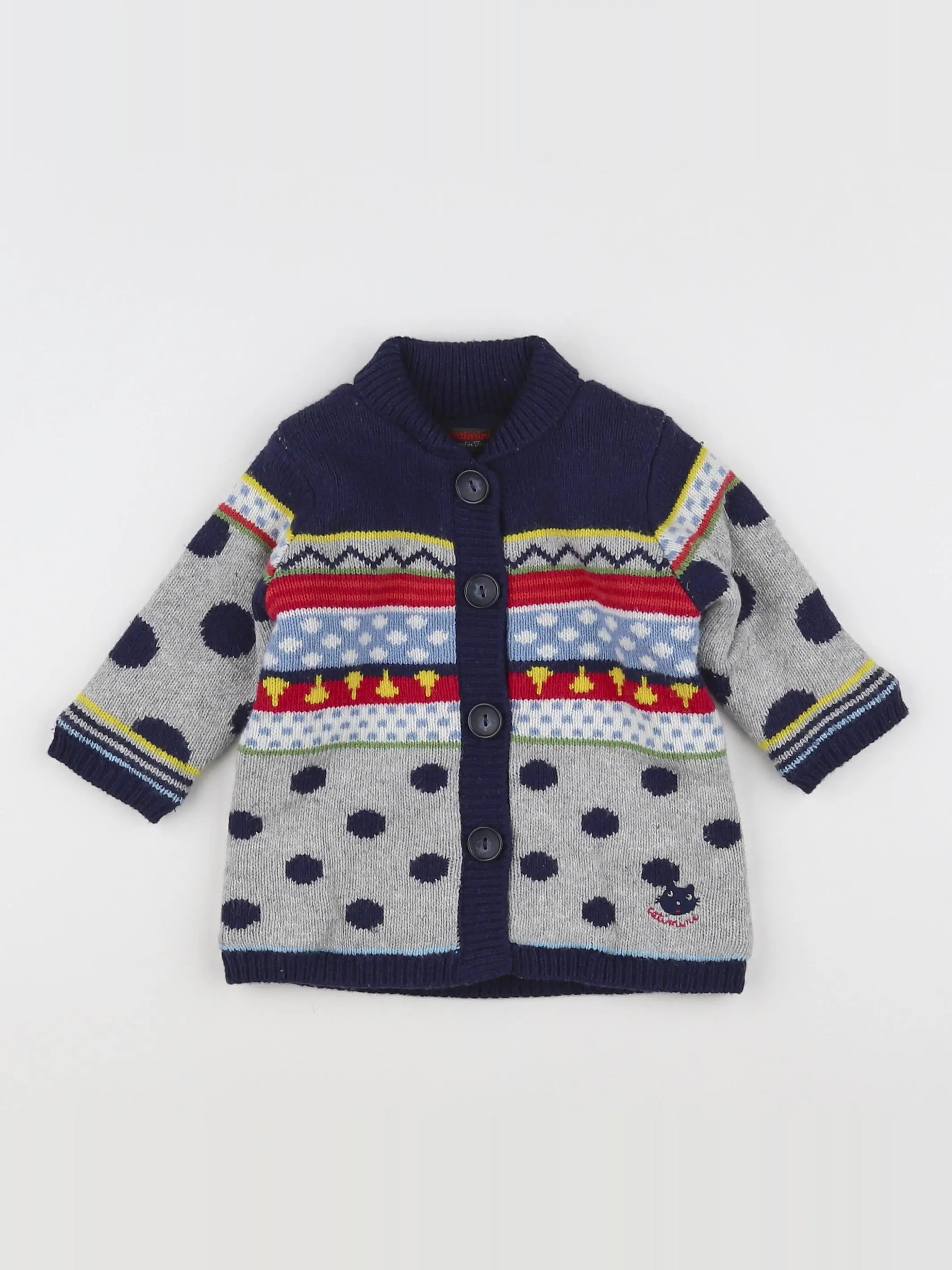 Catimini - veste gris - 6 mois