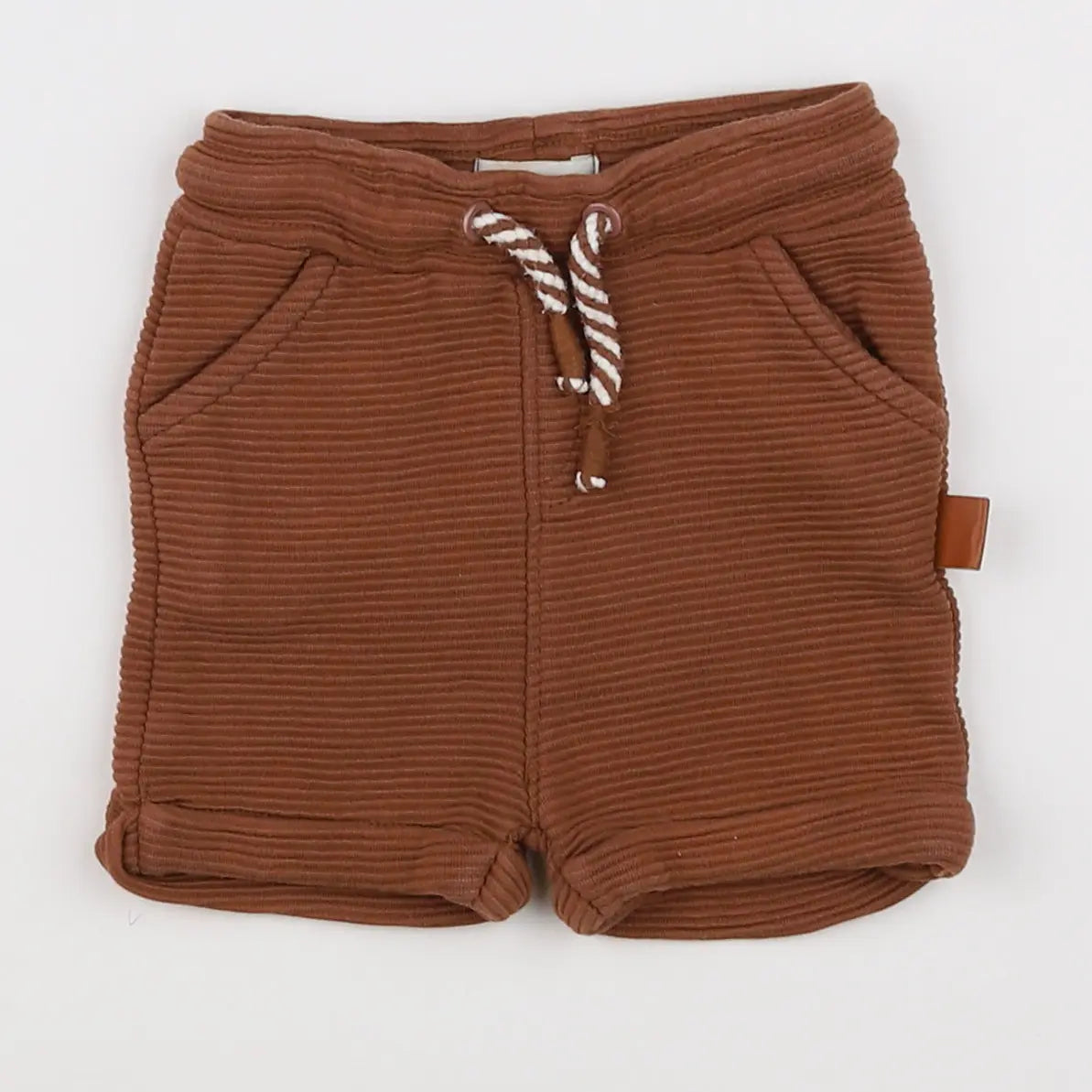 Vertbaudet - short marron - 3 mois