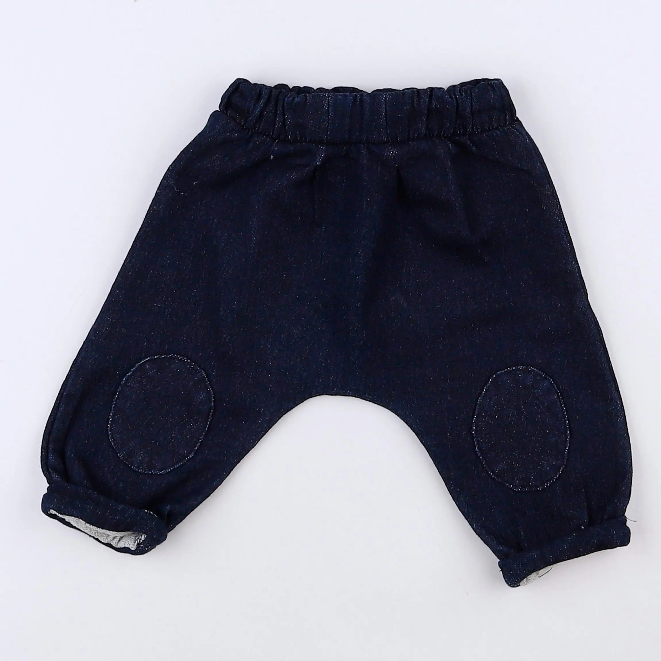 Vertbaudet - pantalon bleu - 3 mois