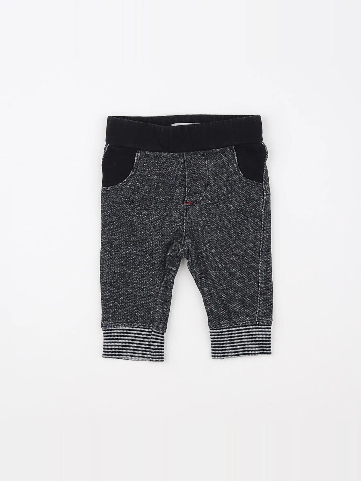 Catimini - jegging gris, noir - 3 mois