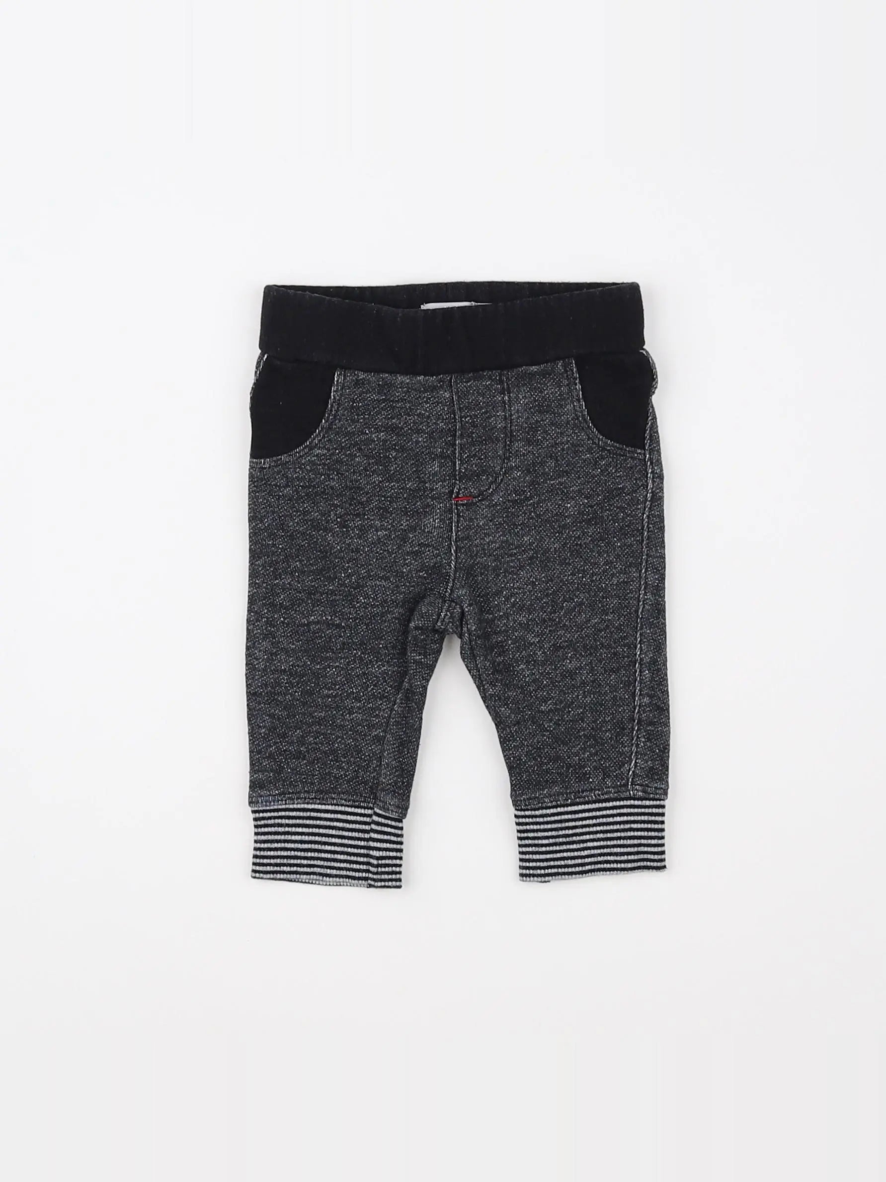 Catimini - jegging gris, noir - 3 mois