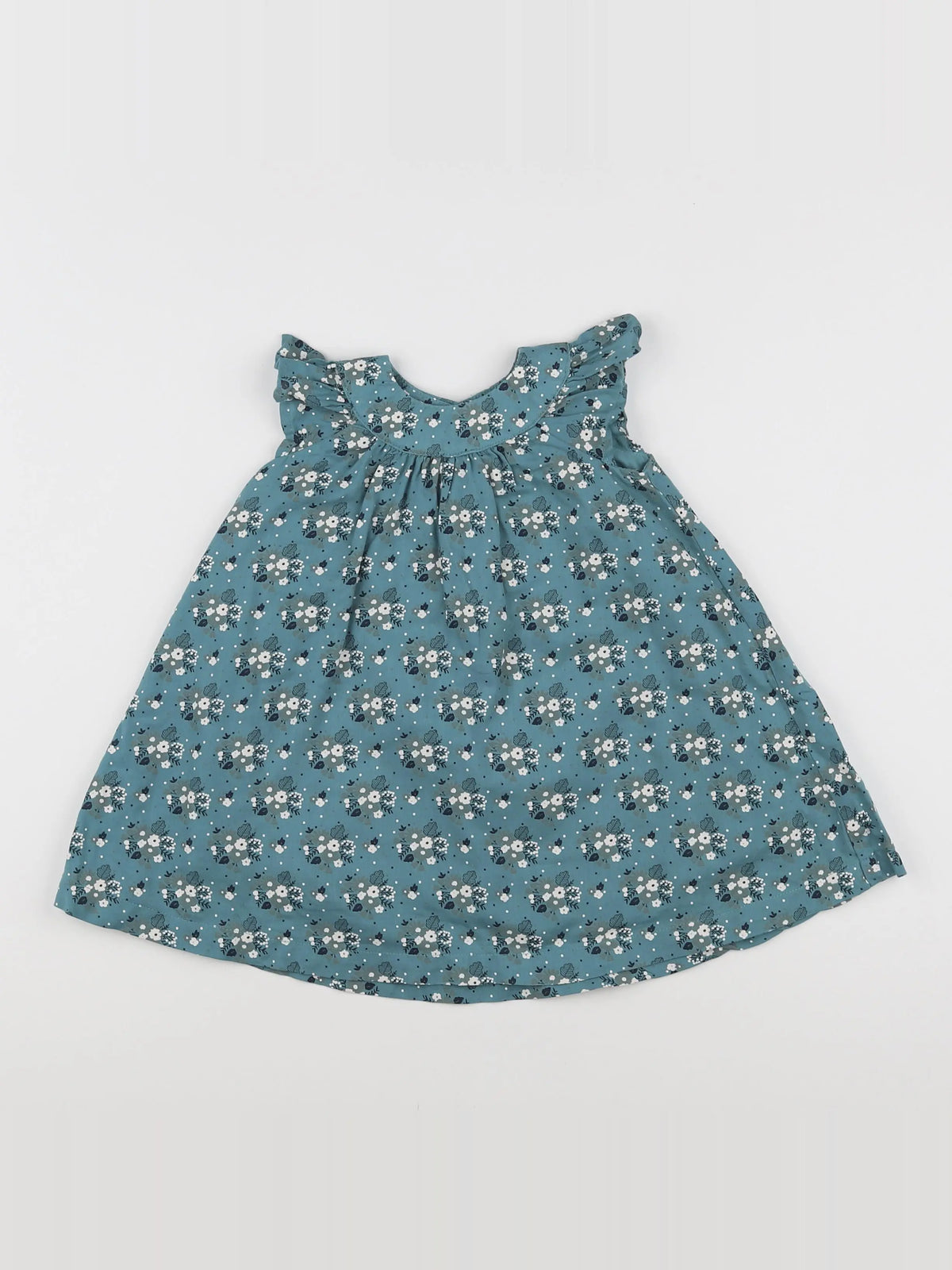 Boutchou - robe vert - 6 mois