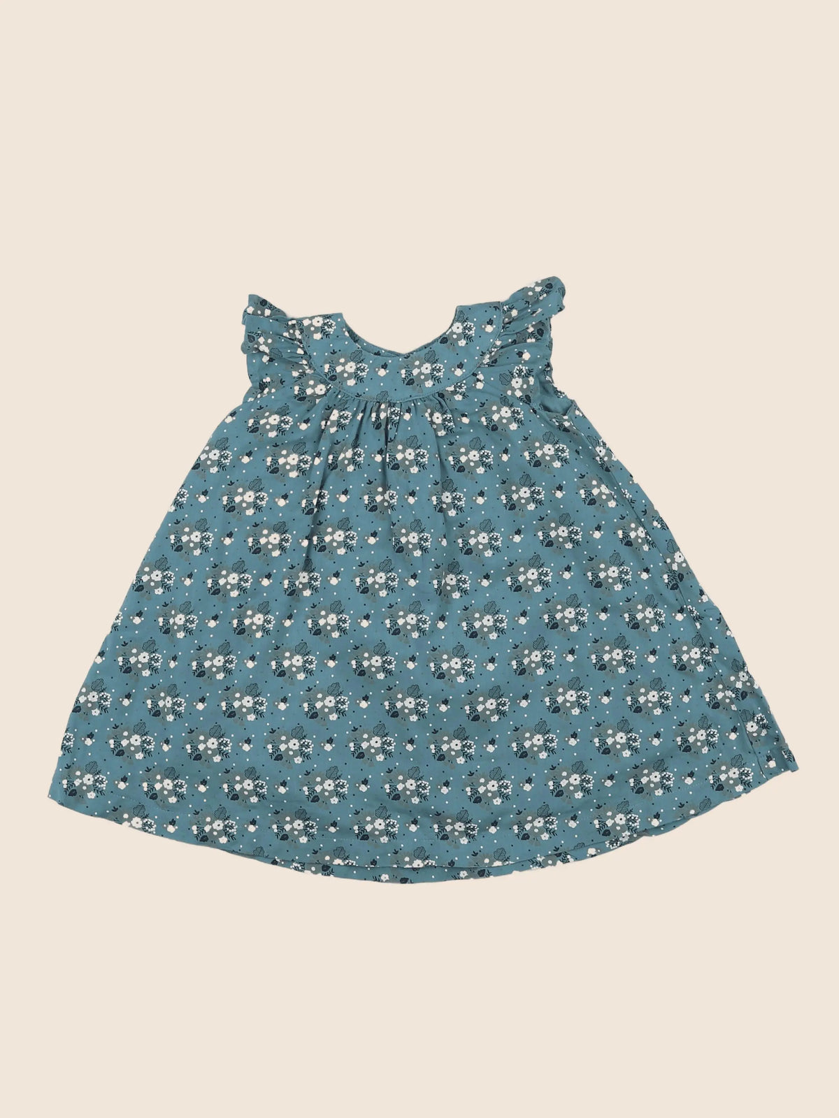 Boutchou - robe vert - 6 mois