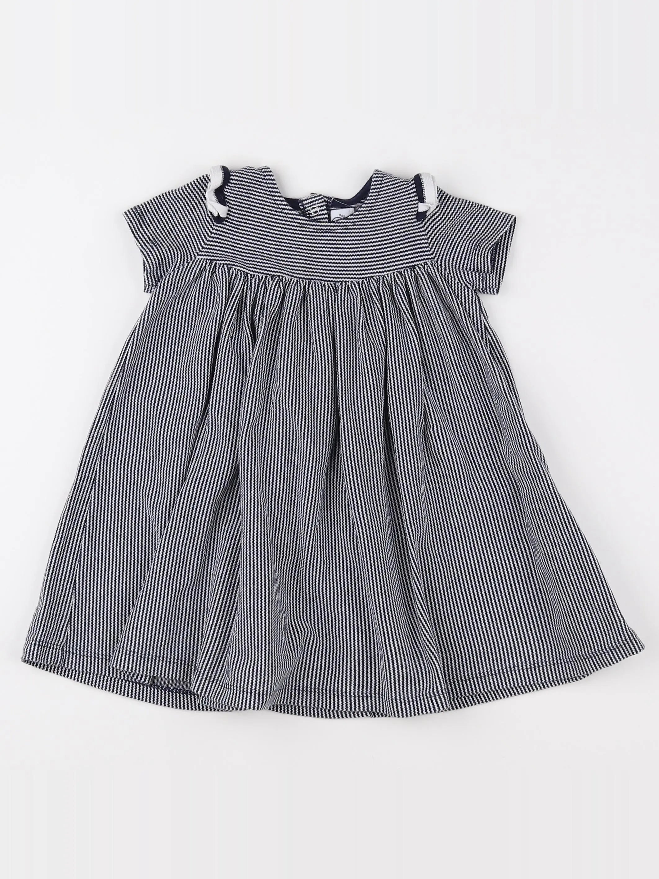 Petit Bateau - robe bleu - 18 mois