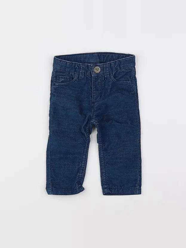 Bonton - pantalon bleu - 6 mois