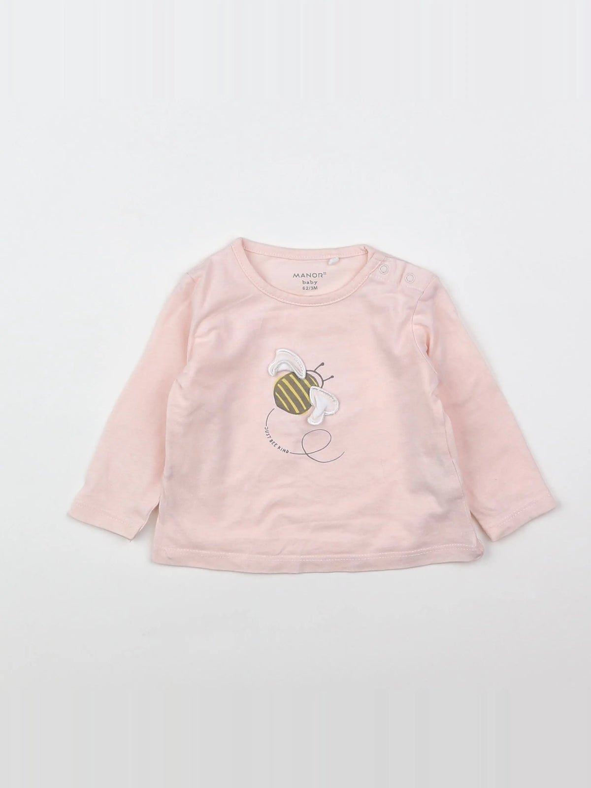 Manor Kids - tee-shirt rose - 3 mois