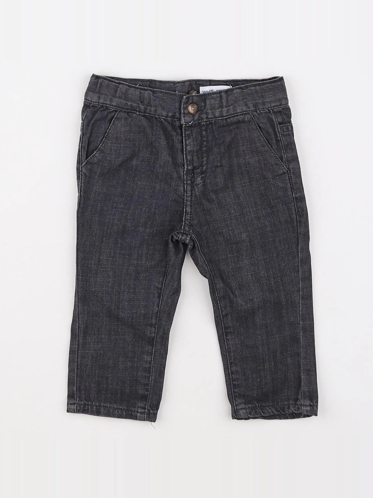 Vertbaudet - pantalon gris - 6 mois