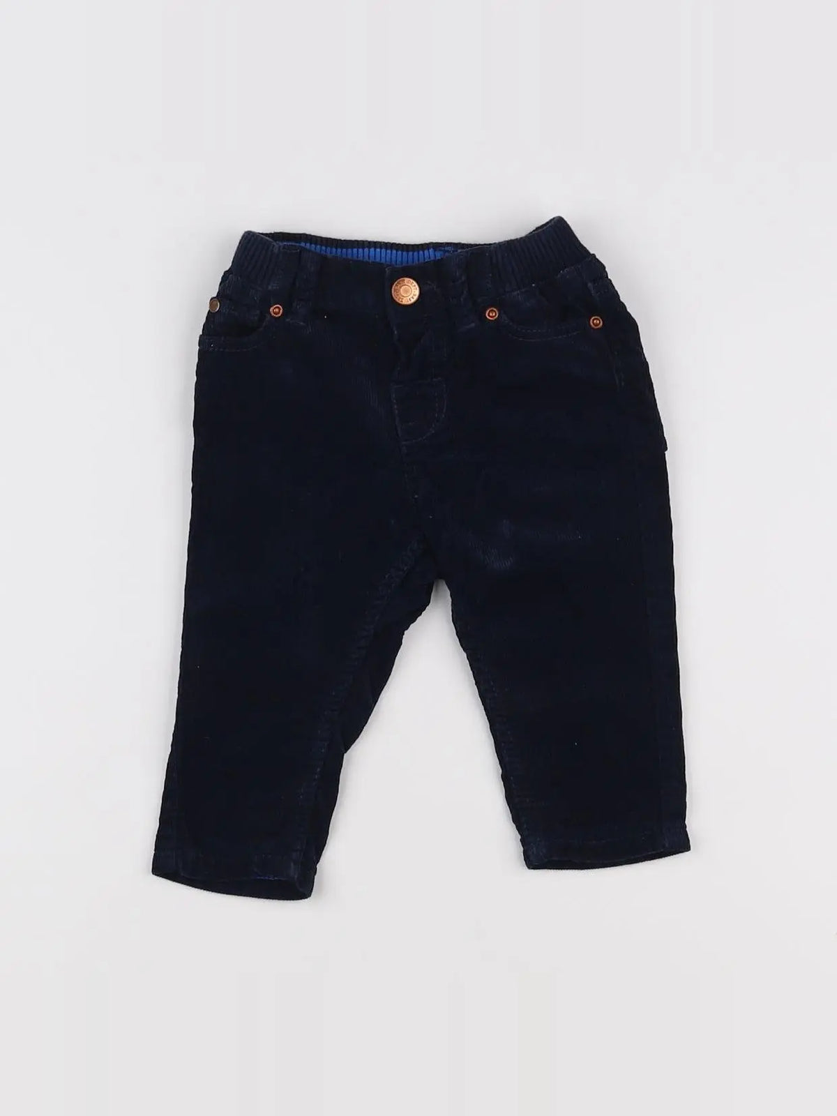 H&M - pantalon bleu - 3/6 mois