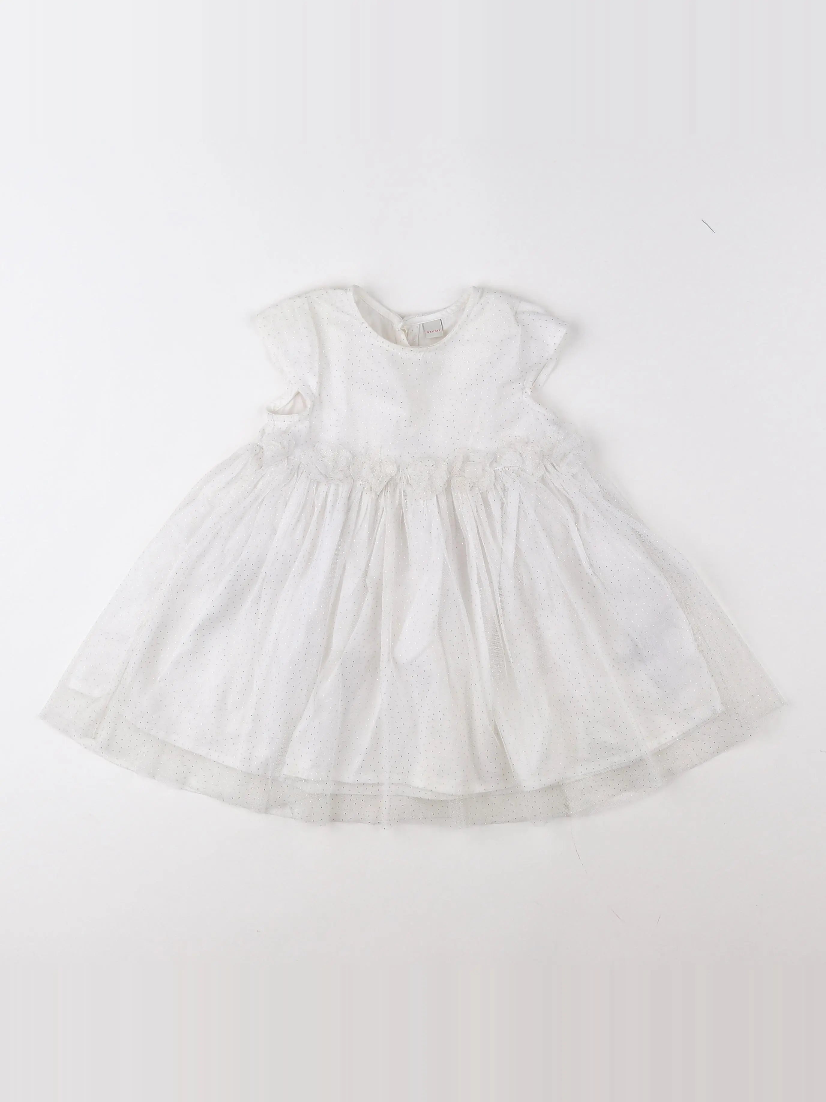 Esprit - robe blanc - 12 mois