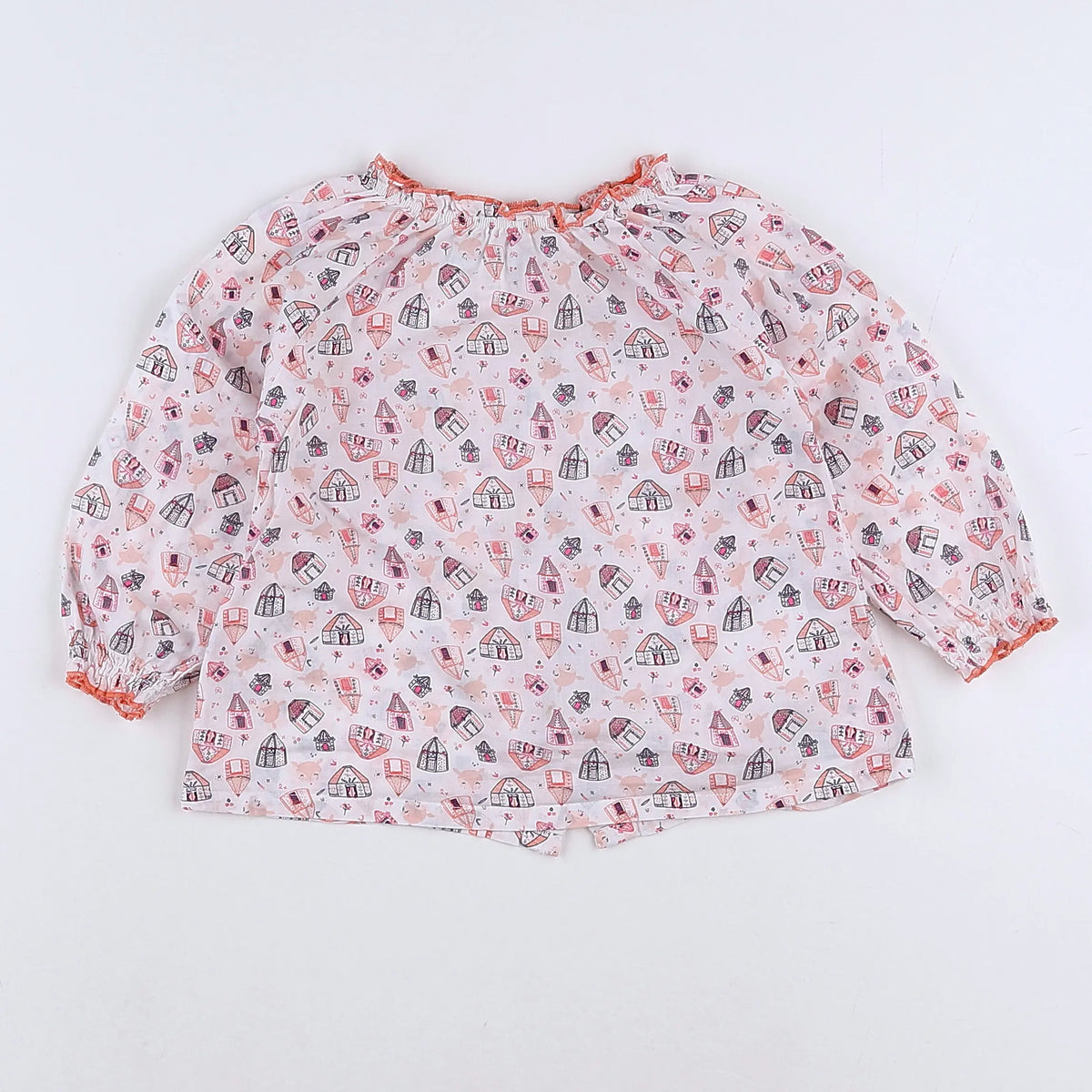 Vertbaudet - blouse blanc - 18 mois
