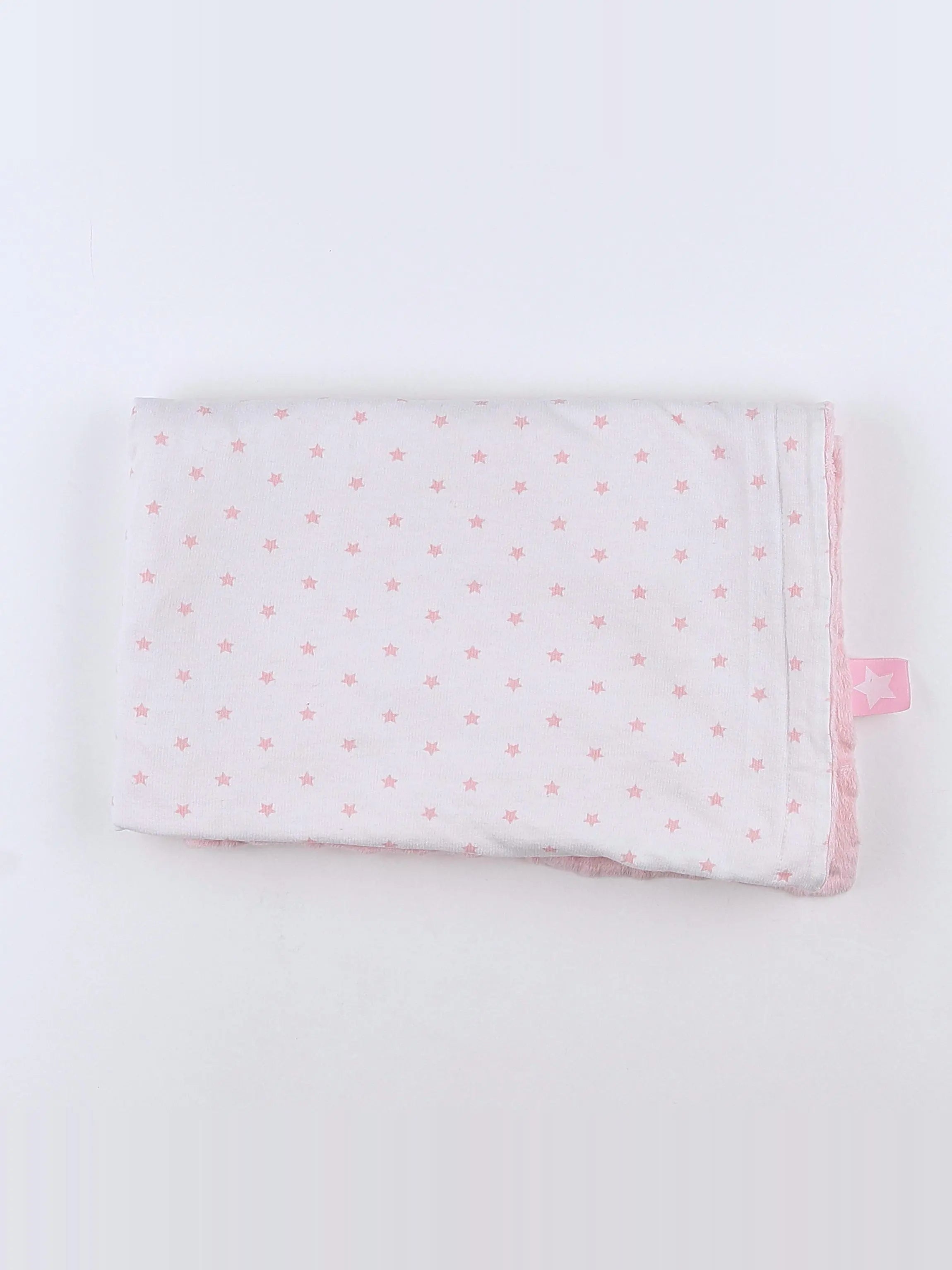 Vertbaudet - couverture blanc, rose