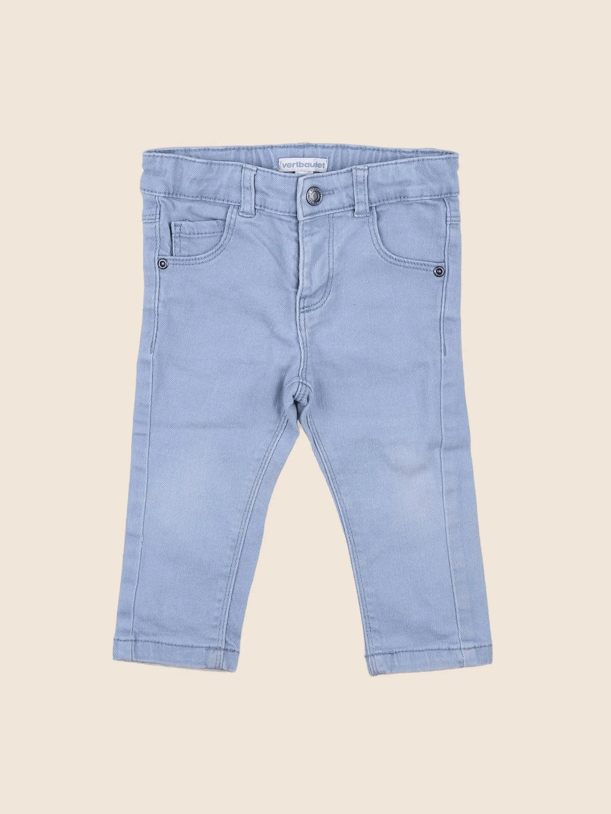 Vertbaudet - jean bleu - 12 mois