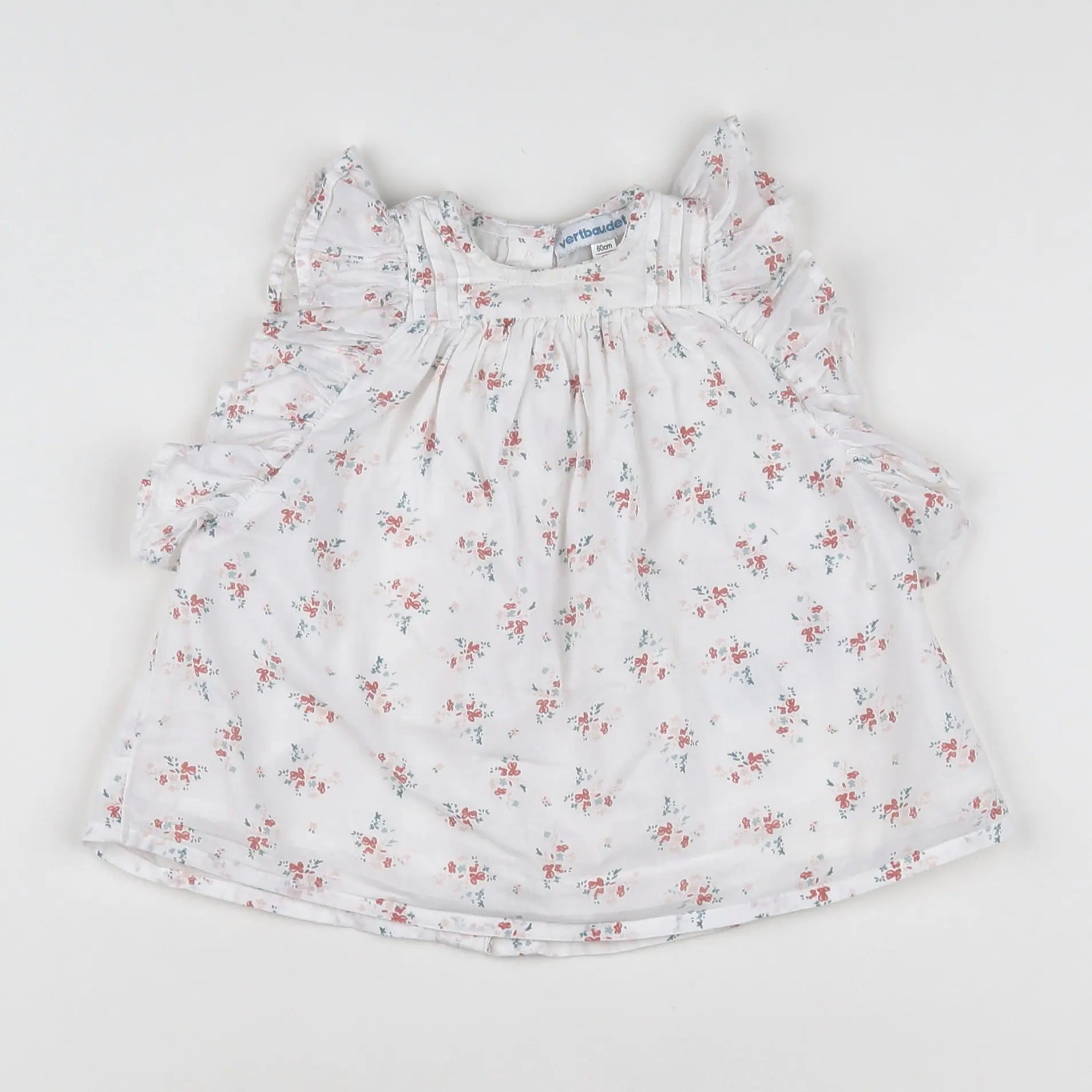 Vertbaudet - robe blanc - 3 mois