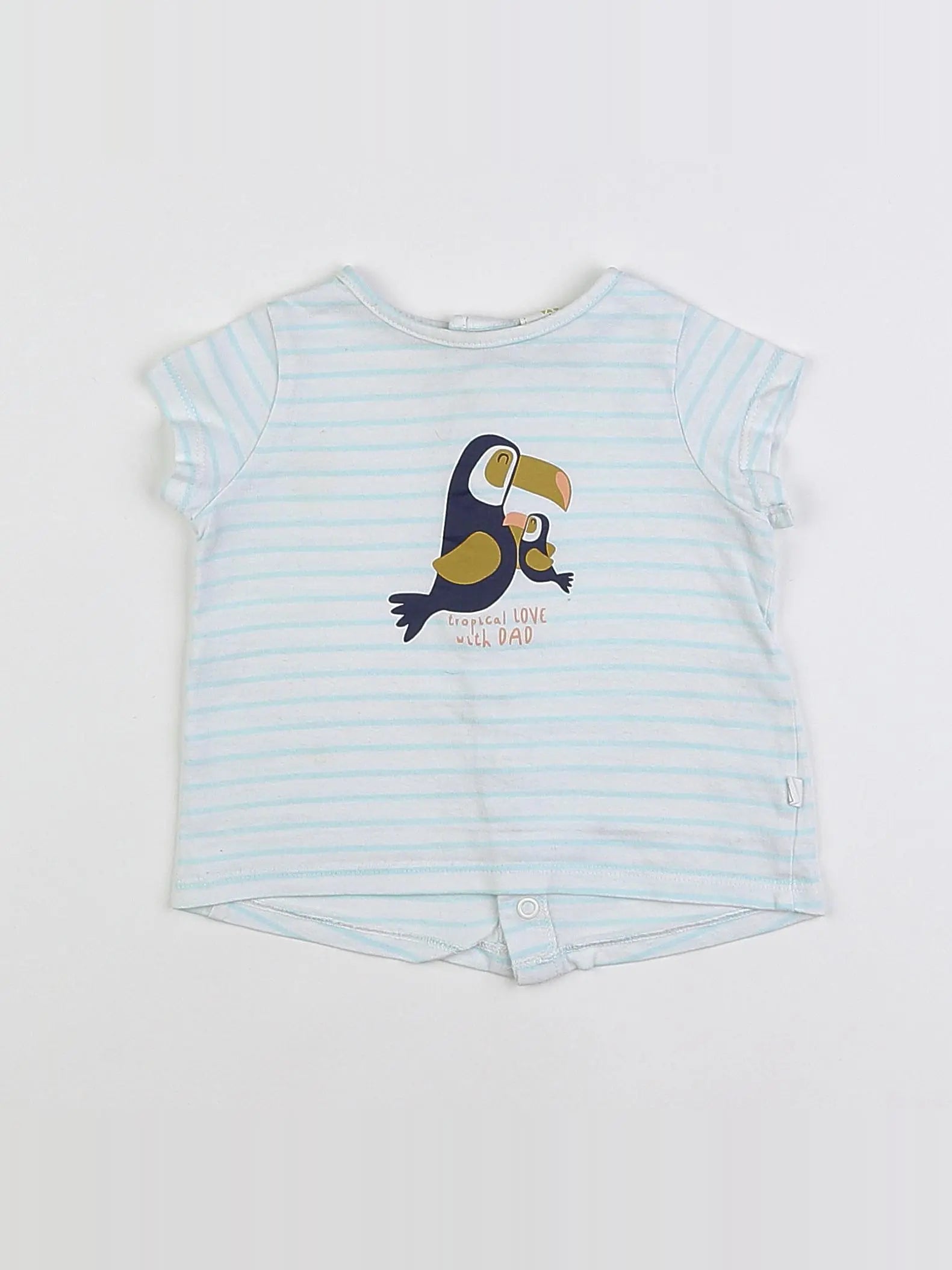 Tape à l'oeil - tee-shirt bleu - 9 mois