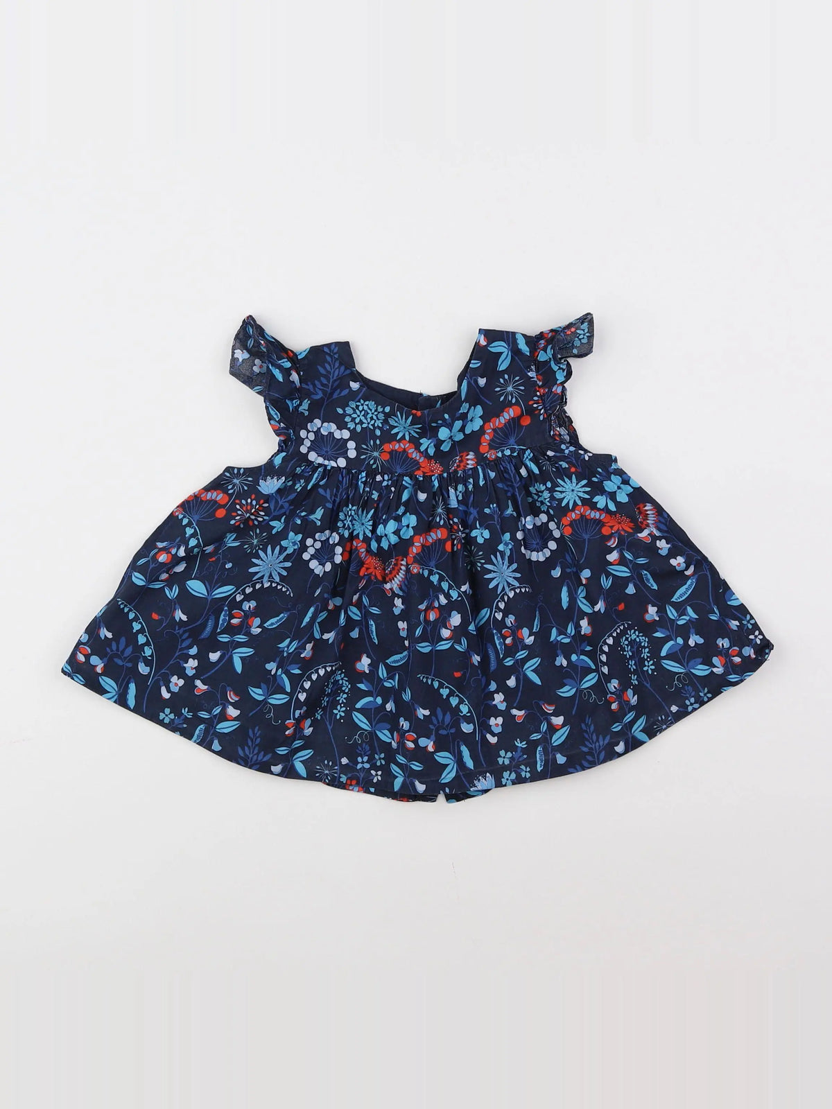 Jacadi - blouse bleu - 18 mois