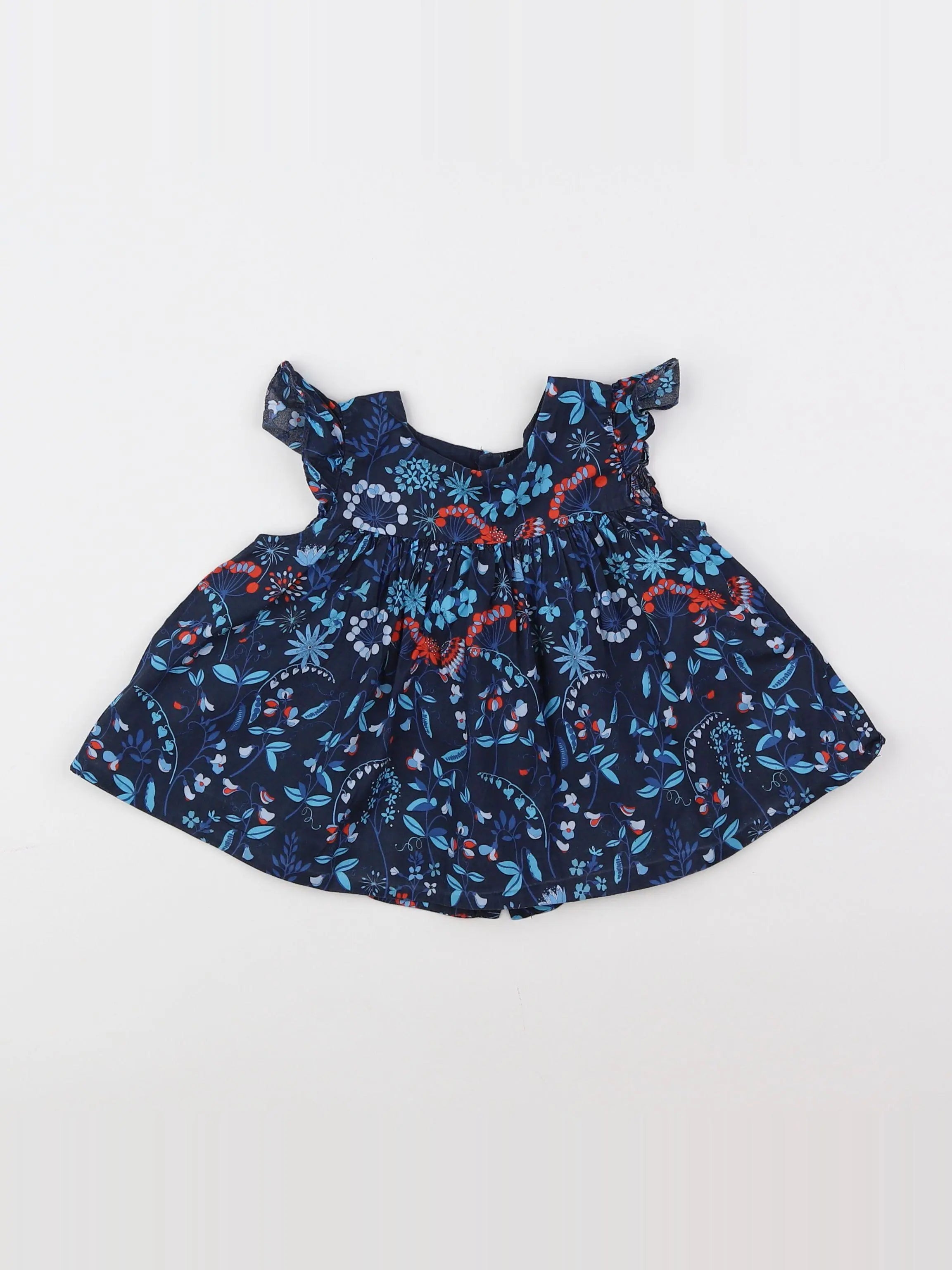 Jacadi - blouse bleu - 18 mois