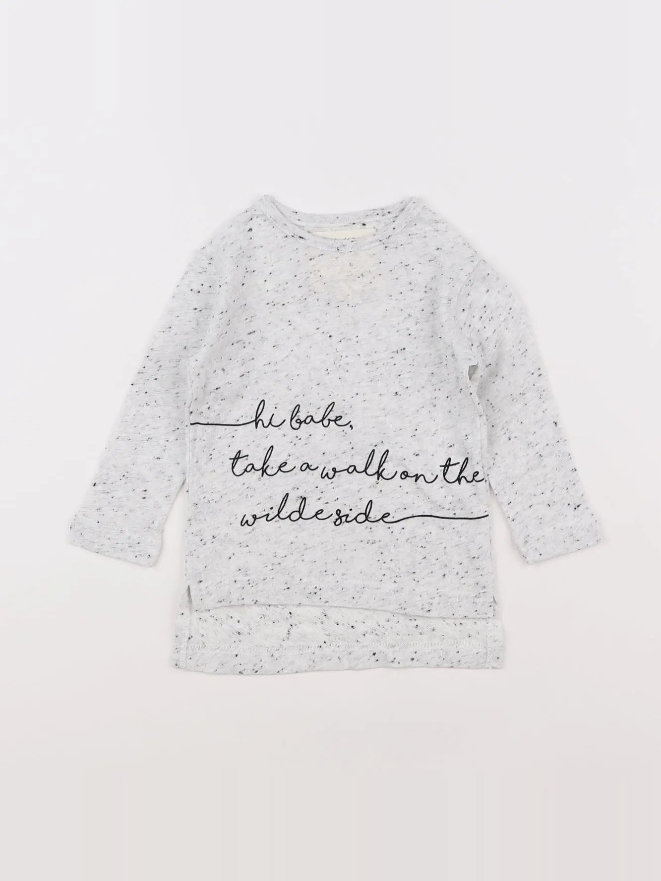 Little Indians - tee-shirt gris - 0/6 mois