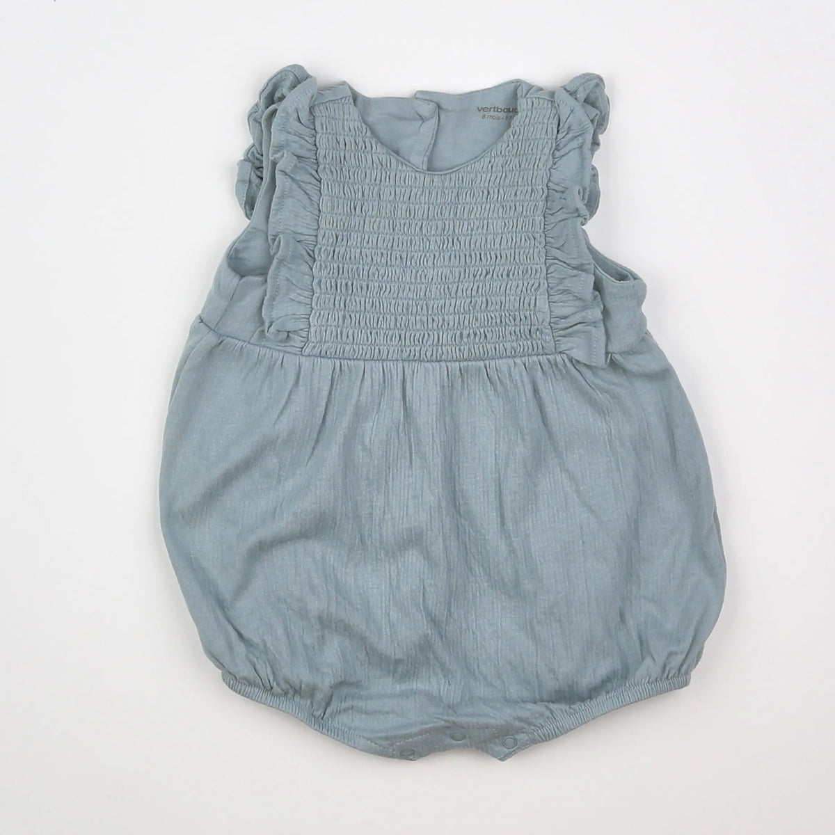 Vertbaudet - combinaison bleu - 6 mois