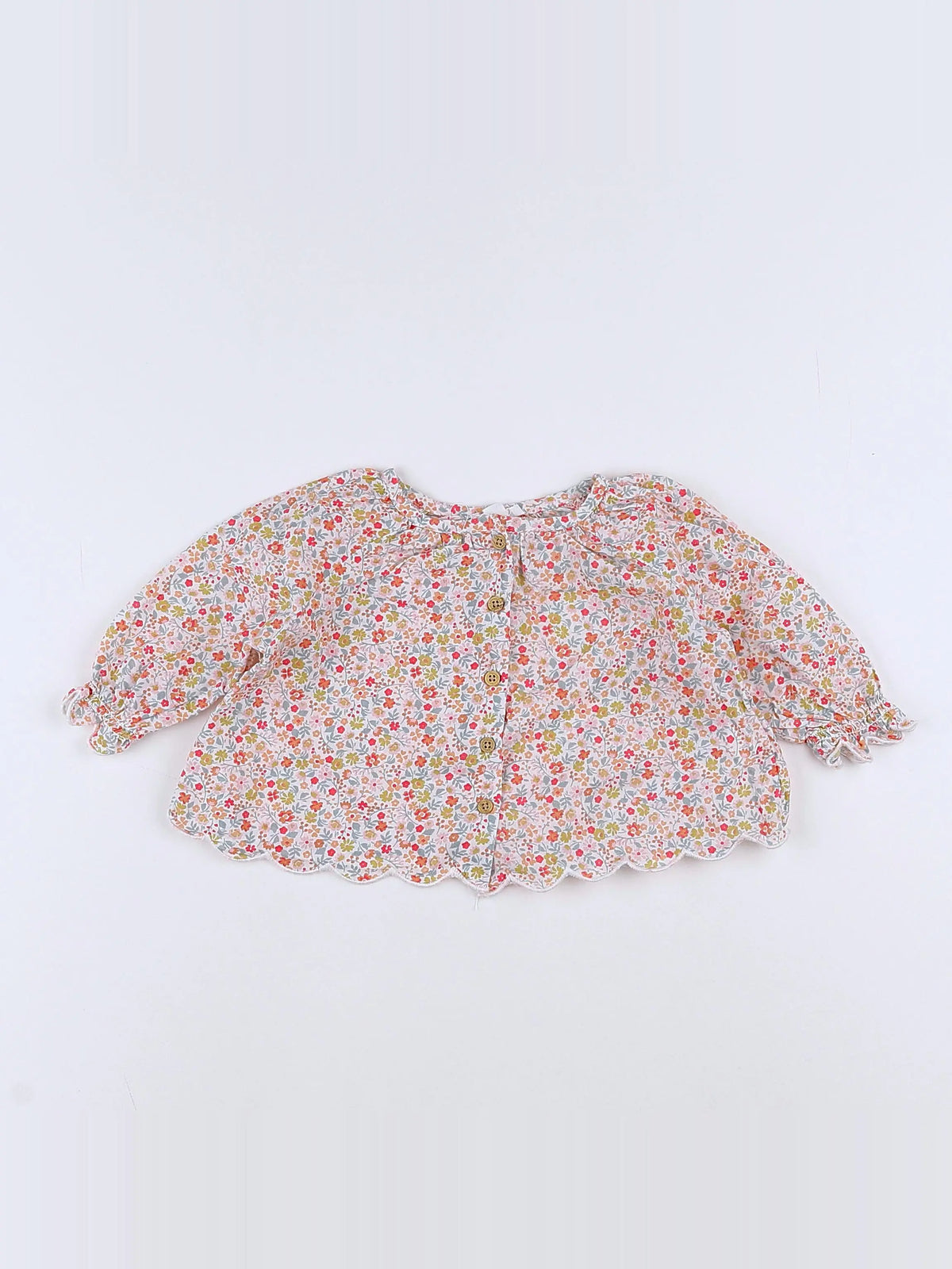 Vertbaudet - blouse multicolore - 3 mois