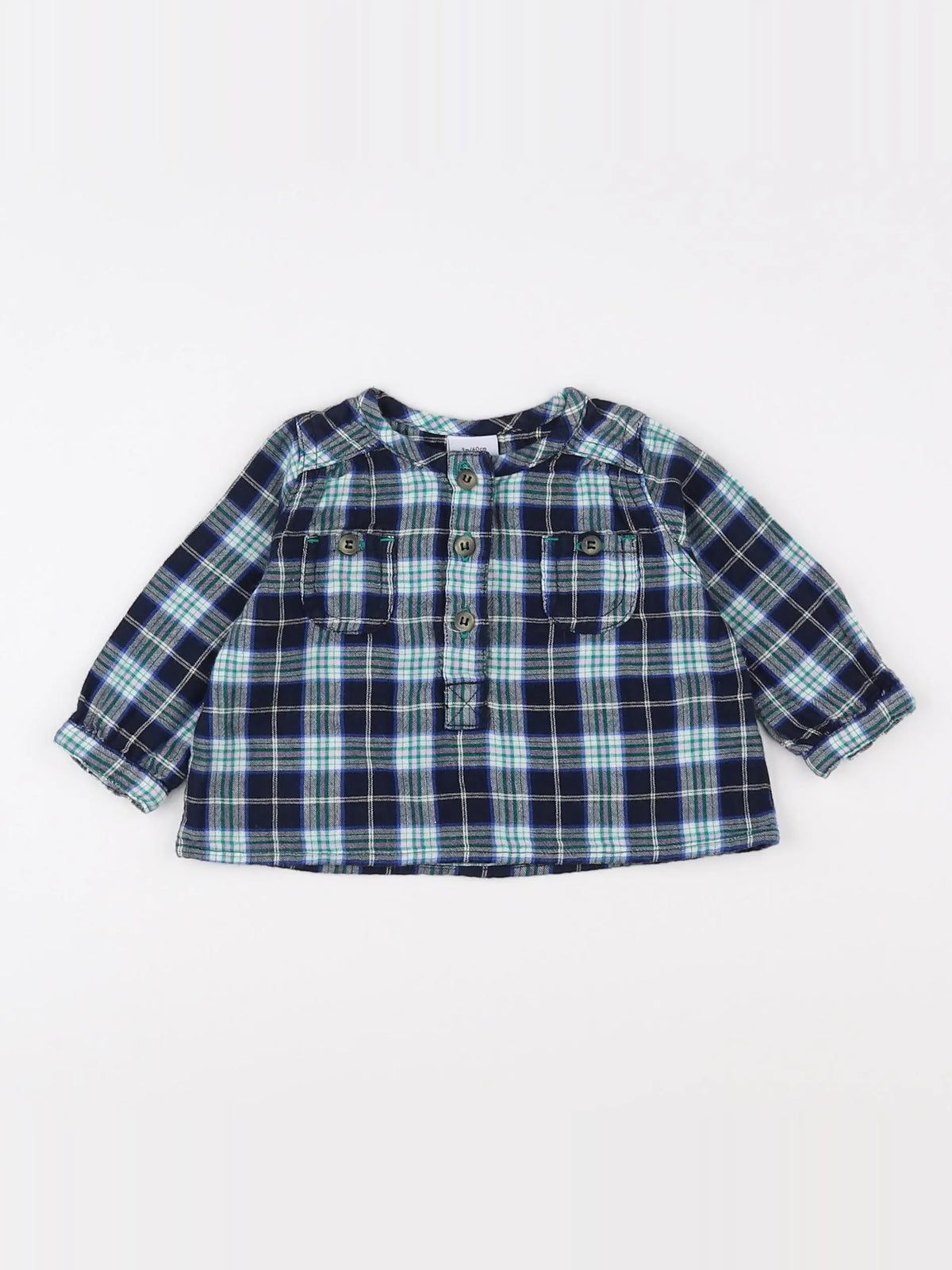 Petit Bateau - chemise multicolore - 3 mois