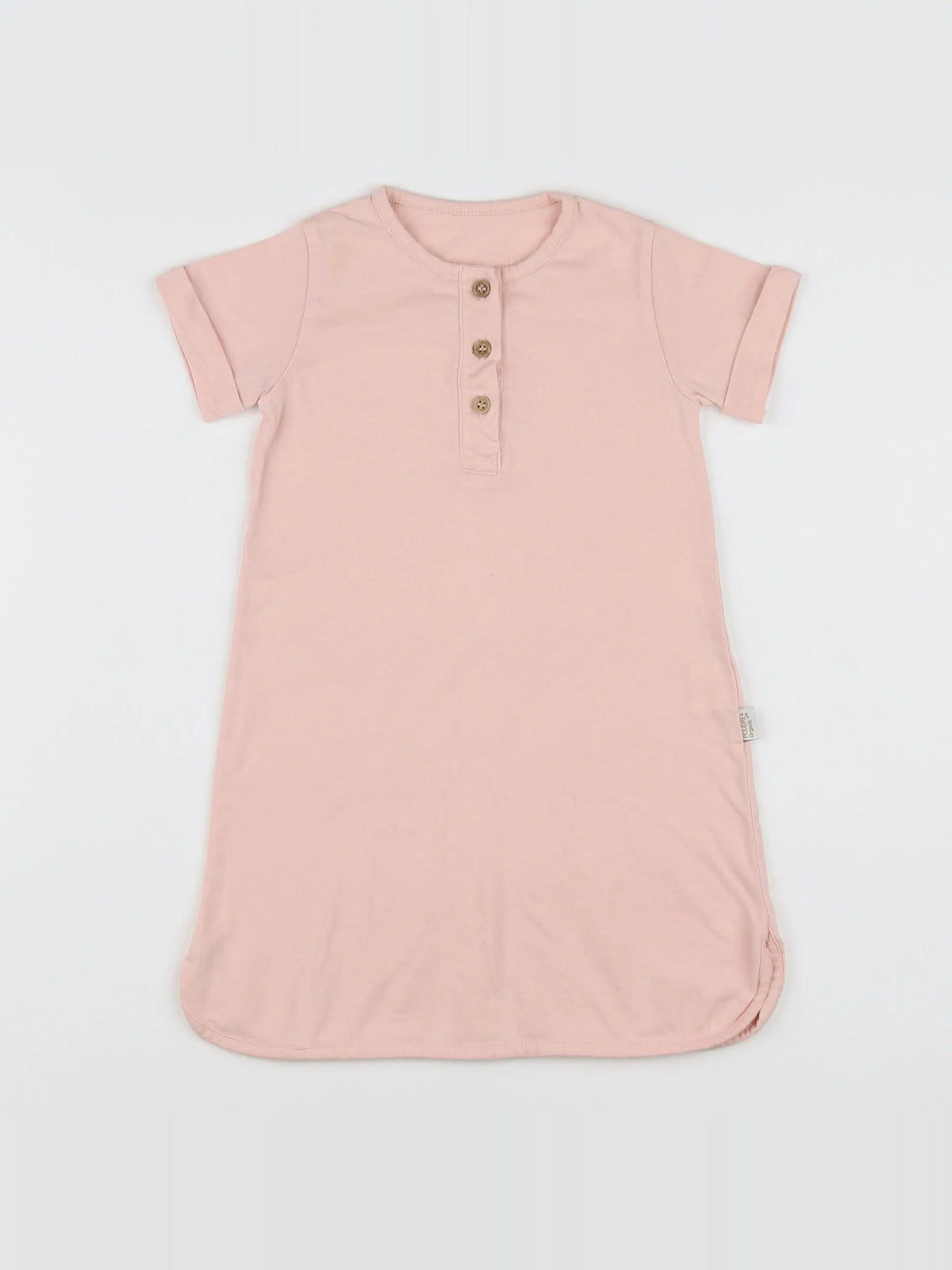Poudre Organic - robe rose - 6/9 mois