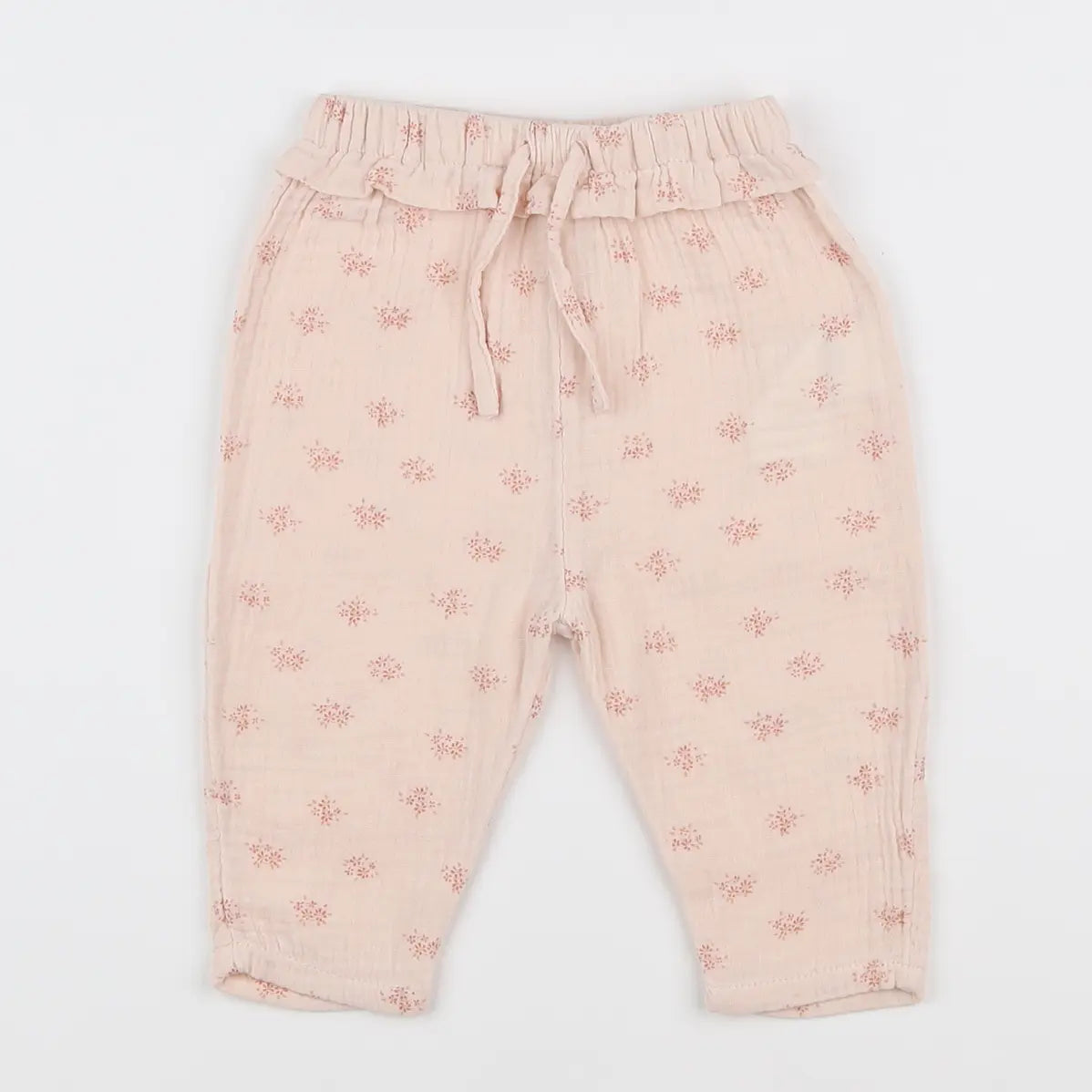 Vertbaudet - pantalon rose - 9 mois