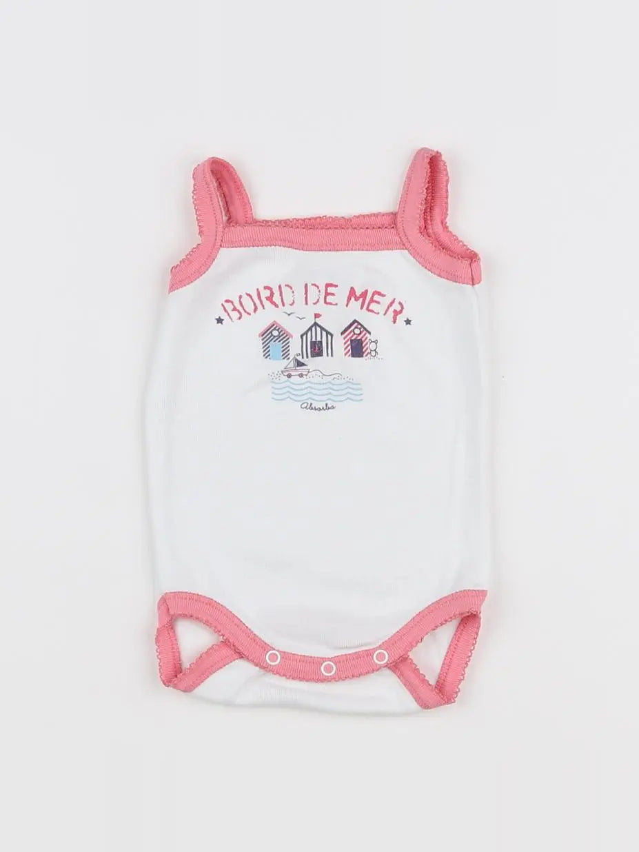 Absorba - body blanc - 3 mois