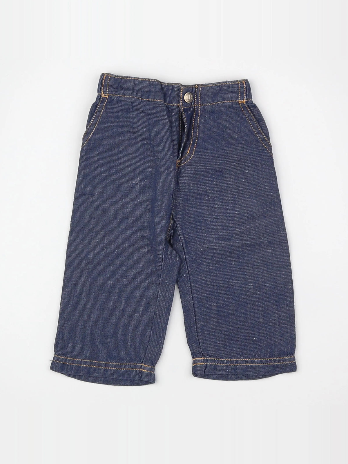 Petit Bateau - jean bleu - 6 mois