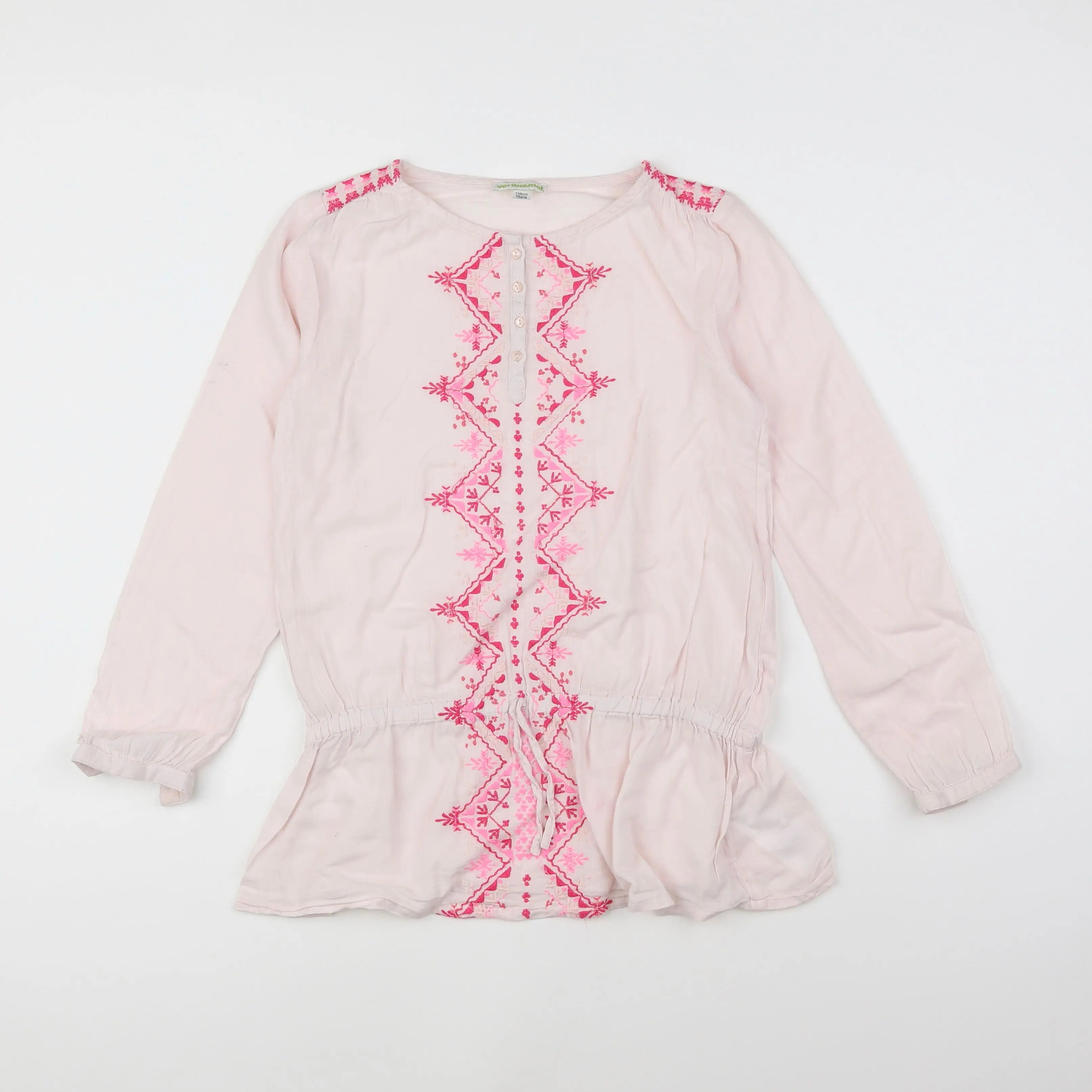 Vertbaudet - blouse rose - 10 ans
