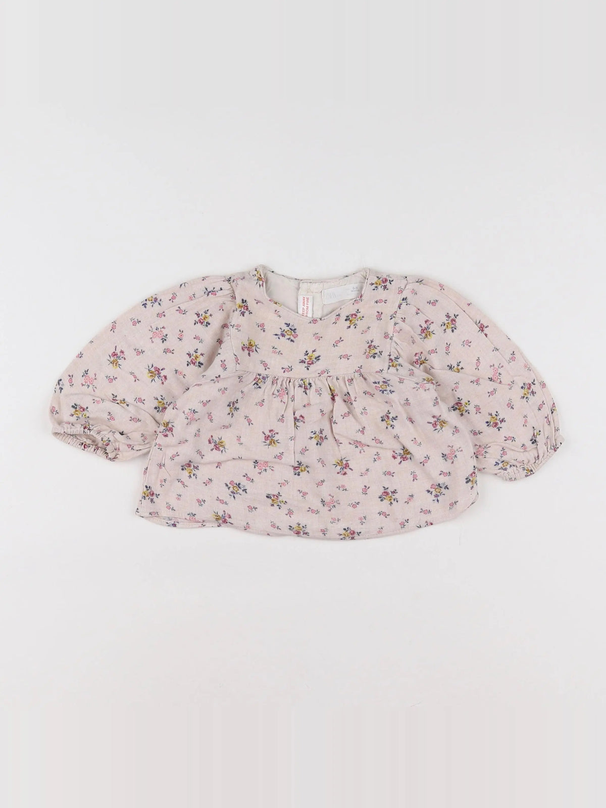 Zara - blouse beige - 6/9 mois