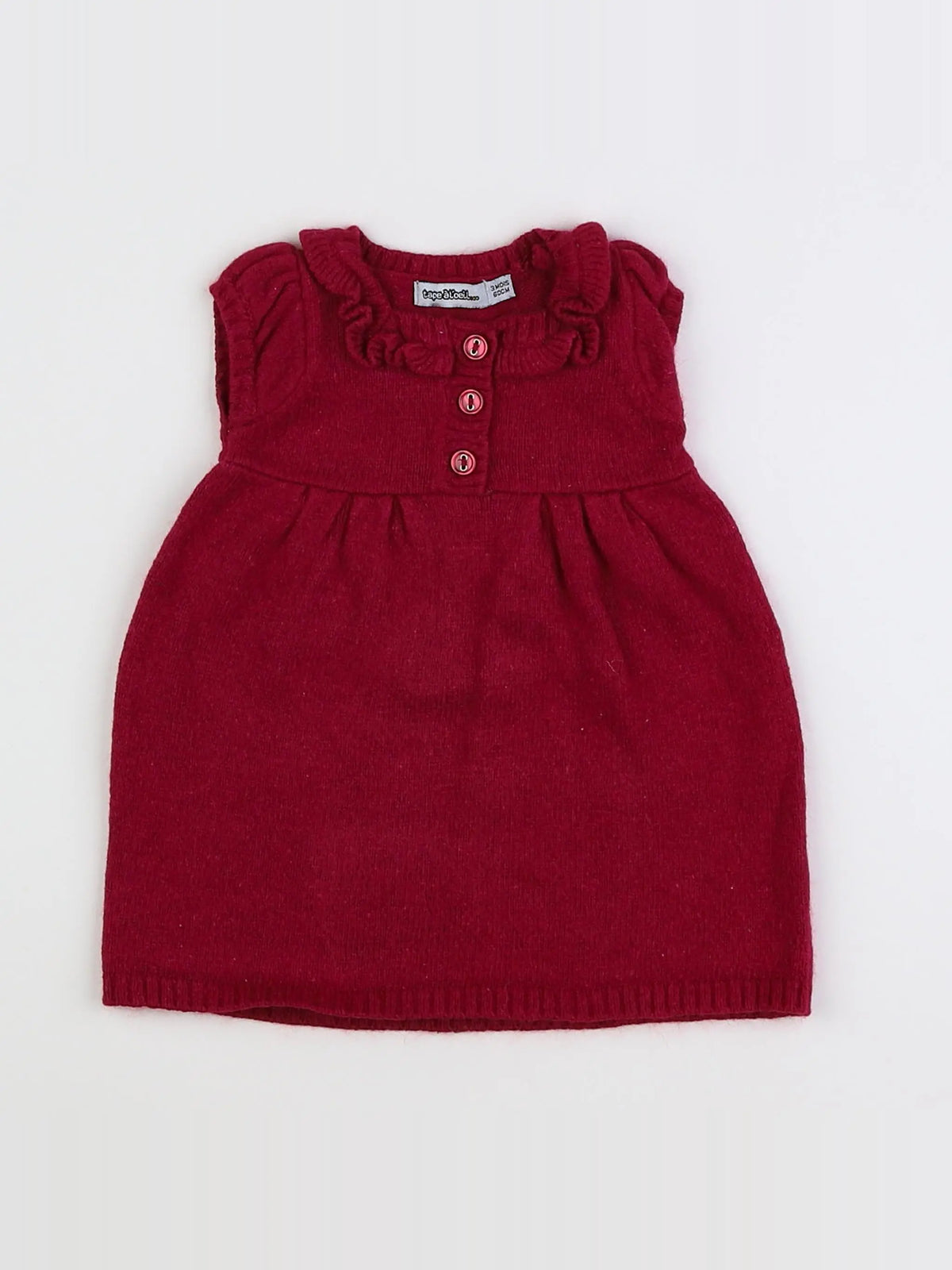 Tape à l'oeil - robe violet - 3 mois