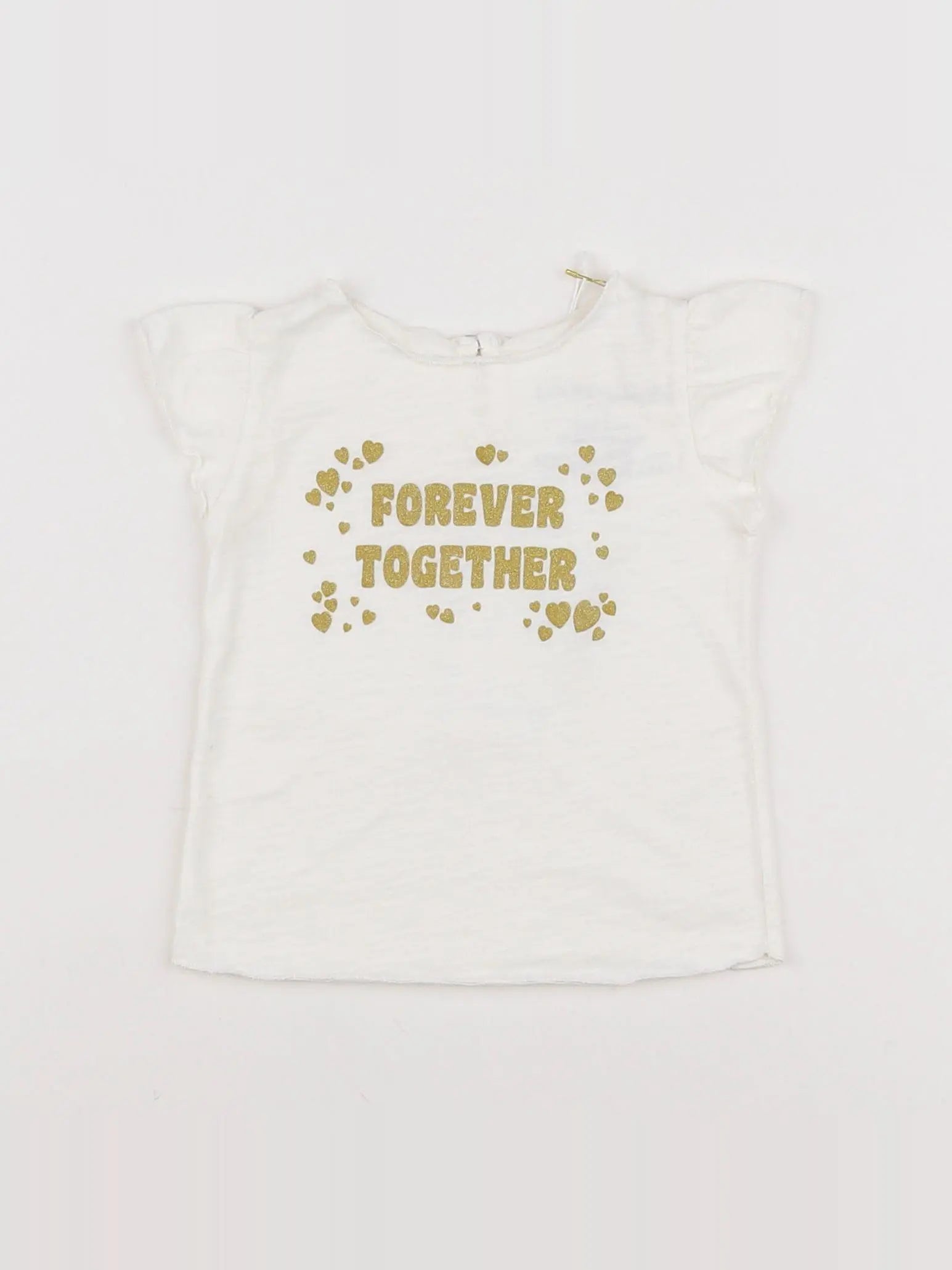 Louis Louise - tee-shirt blanc (état neuf) - 3 mois