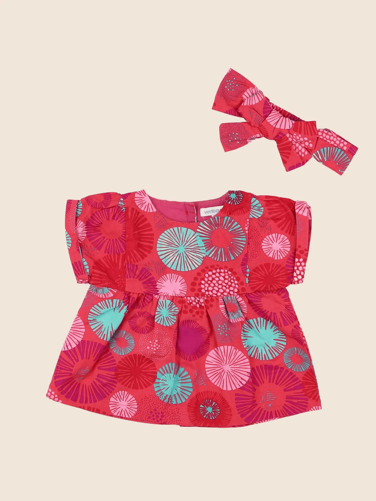 Vertbaudet - blouse multicolore - 12 mois