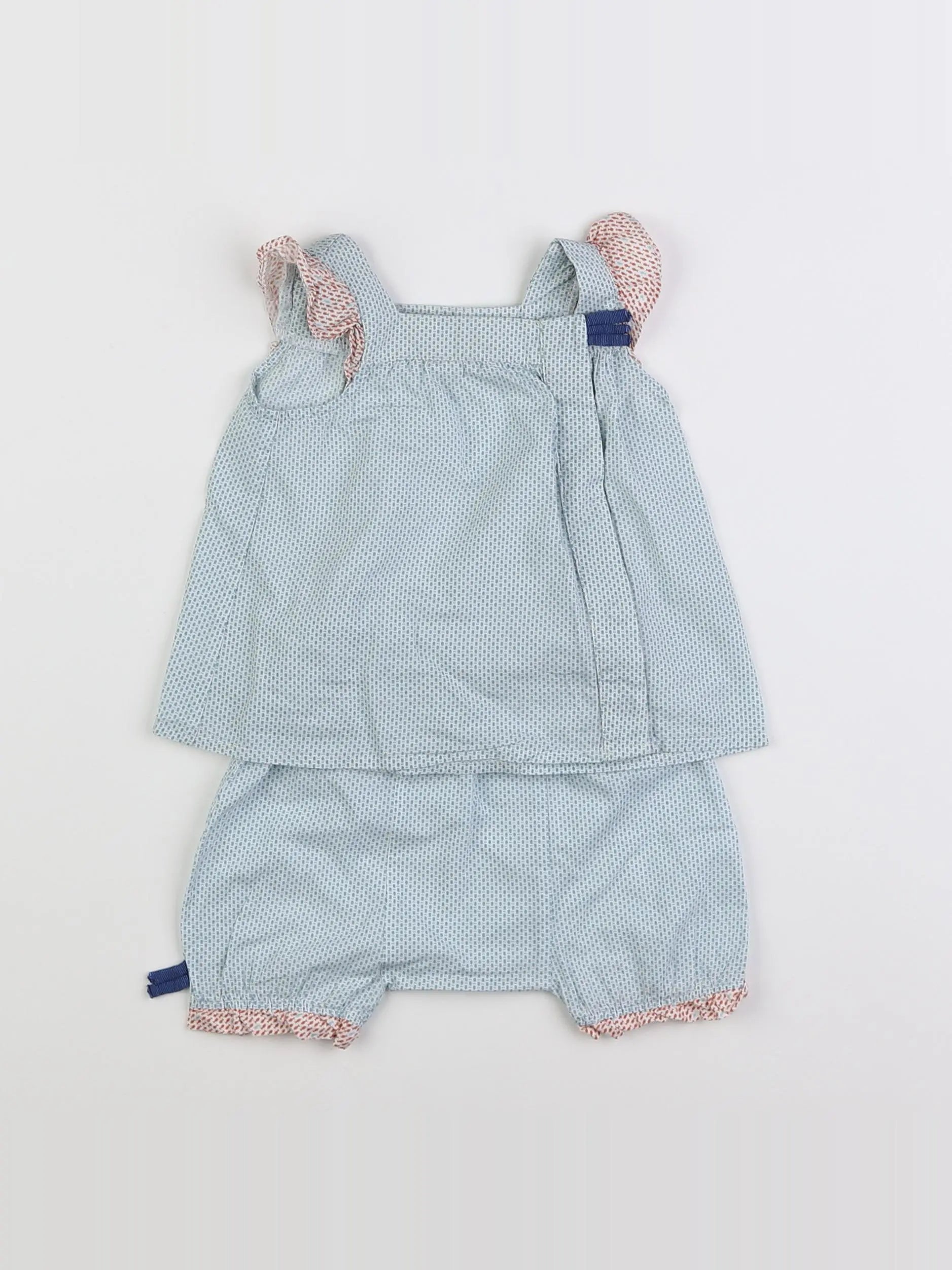 Moulin Roty - ensemble bleu - 3 mois