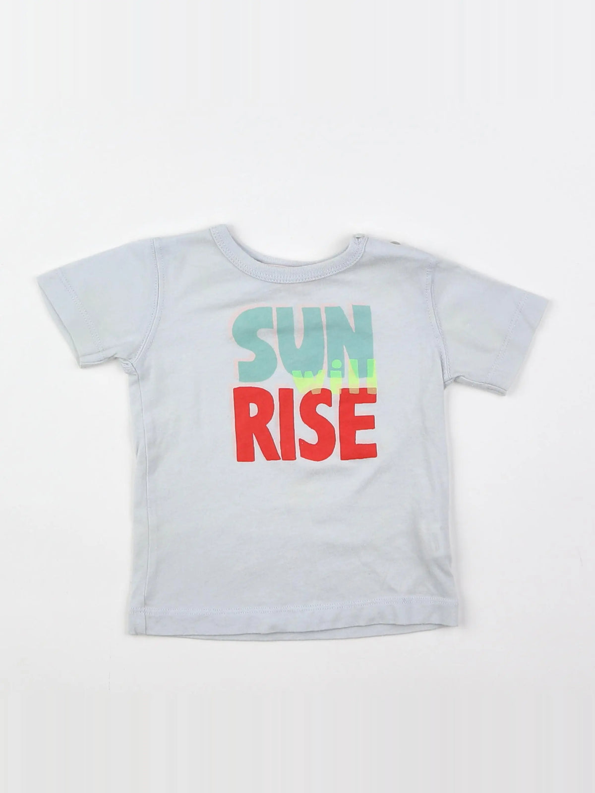 Bonpoint - tee-shirt bleu, multicolore - 6 mois