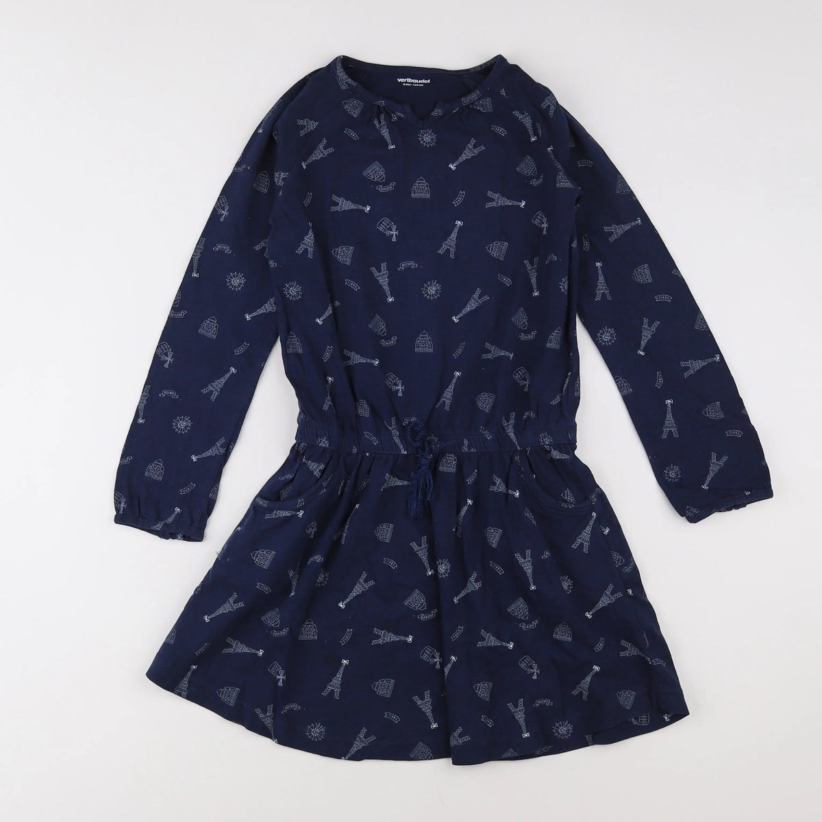 Vertbaudet - robe bleu - 8 ans