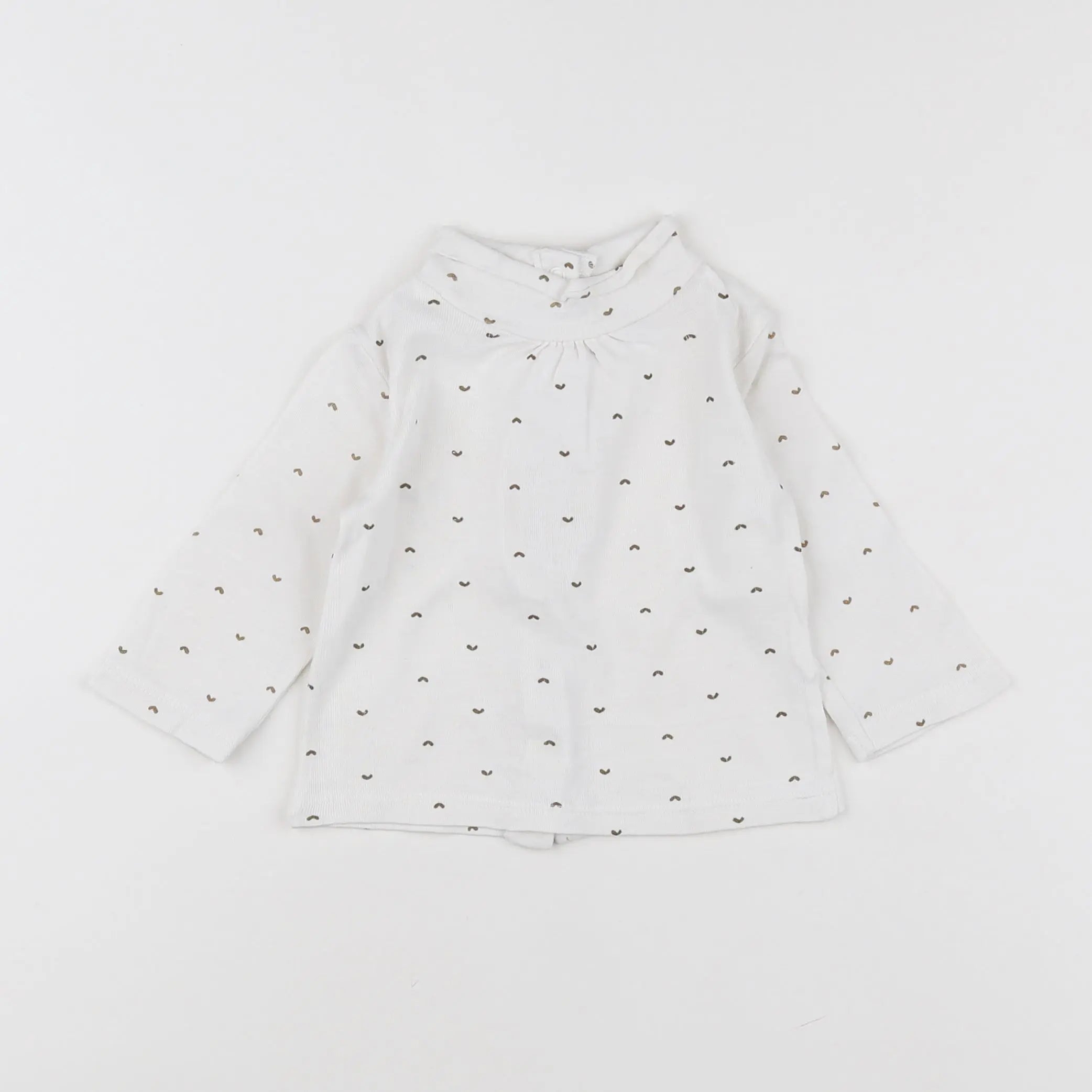 Vertbaudet - tee-shirt blanc - 6 mois