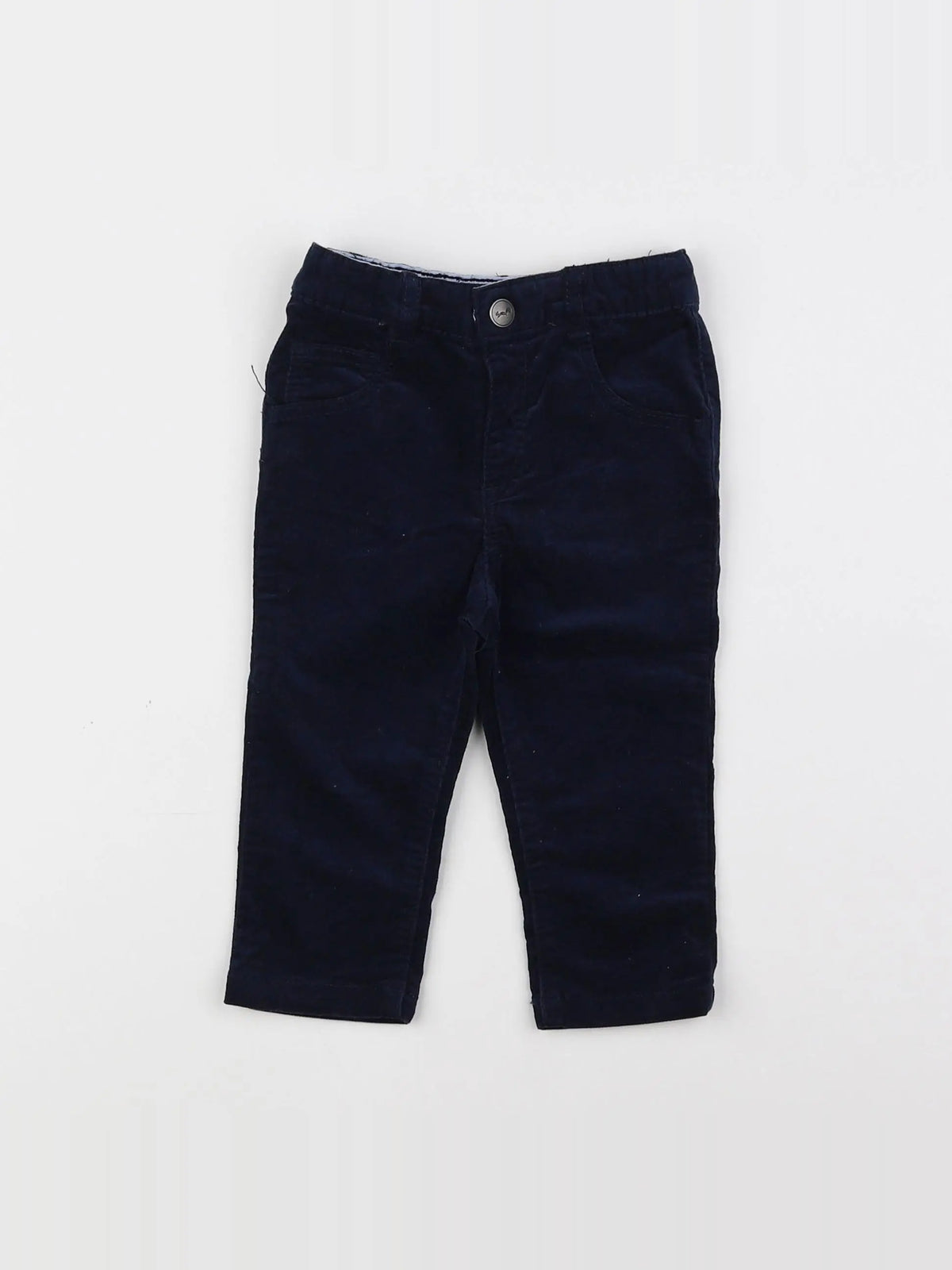 Cyrillus - pantalon bleu - 12 mois