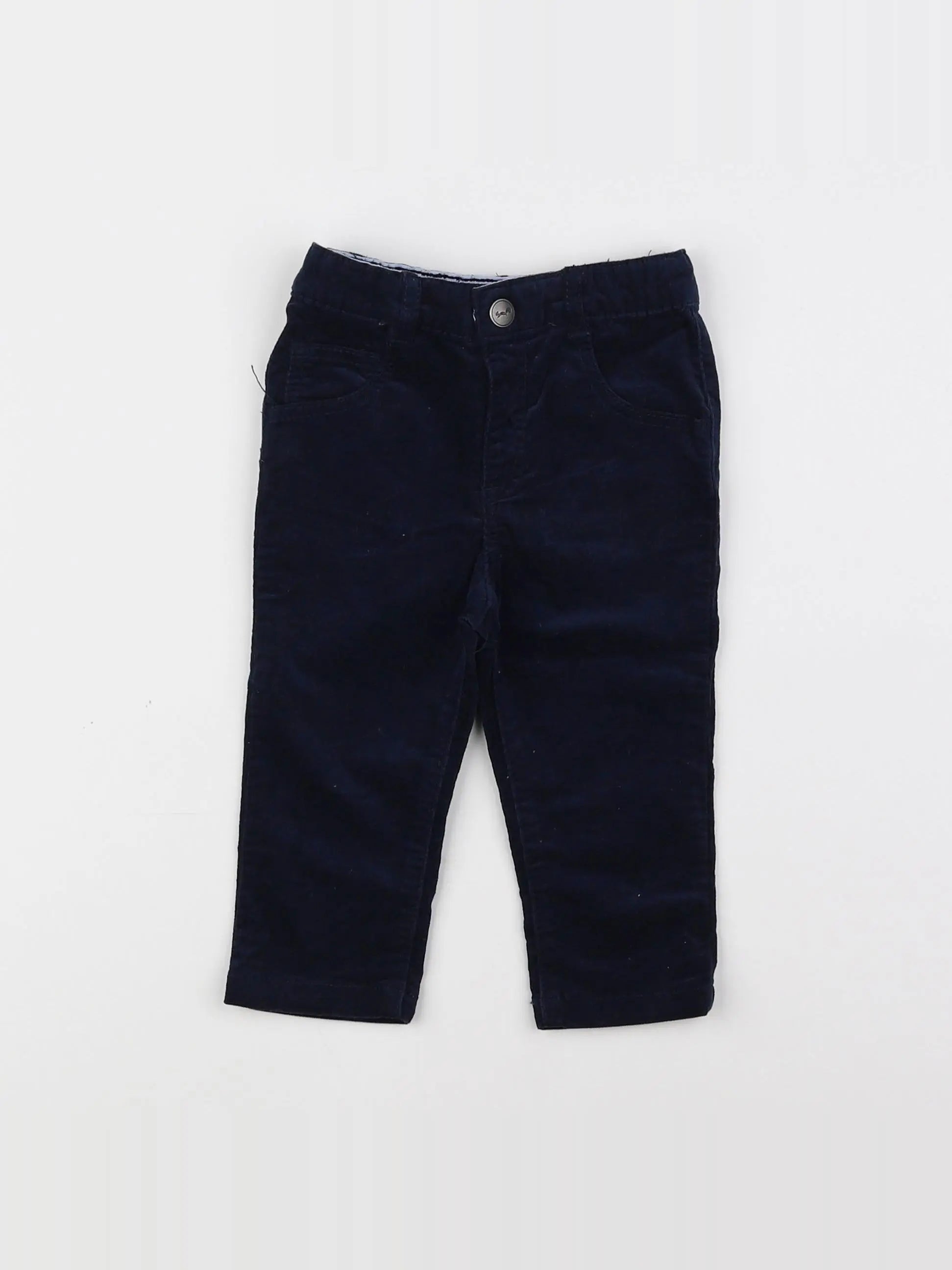 Cyrillus - pantalon bleu - 12 mois
